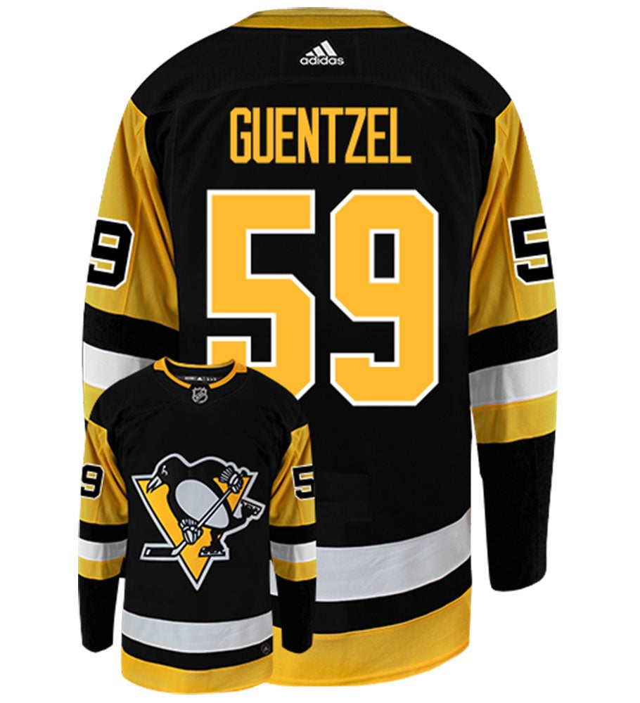 Jake Guentzel Pittsburgh Penguins Adidas Authentic Home NHL Hockey Jersey