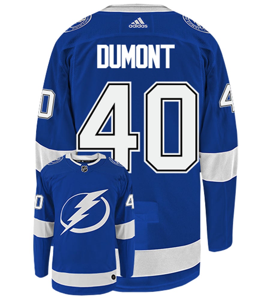 Gabriel Dumont Tampa Bay Lightning Adidas Authentic Home NHL Hockey Jersey