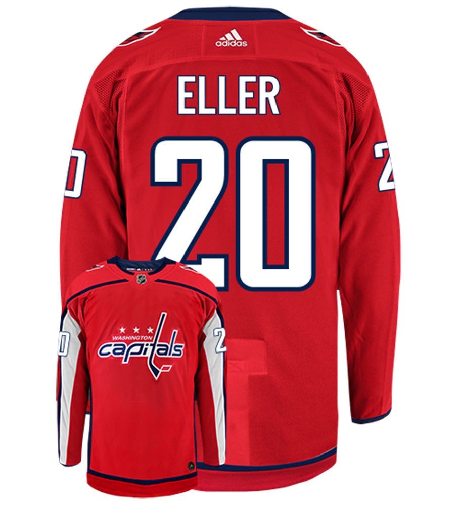 Lars Eller Washington Capitals Adidas Authentic Home NHL Hockey Jersey