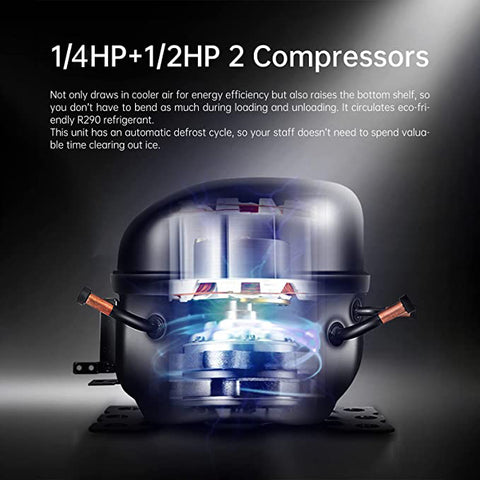 Commercial Refrigerator Freezer Combo