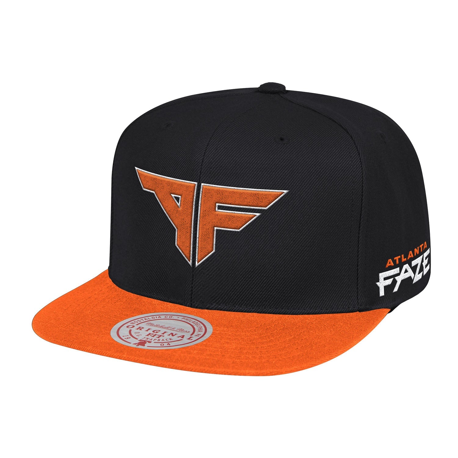 Atlanta FaZe Mitchell & Ness Black Snapback Hat