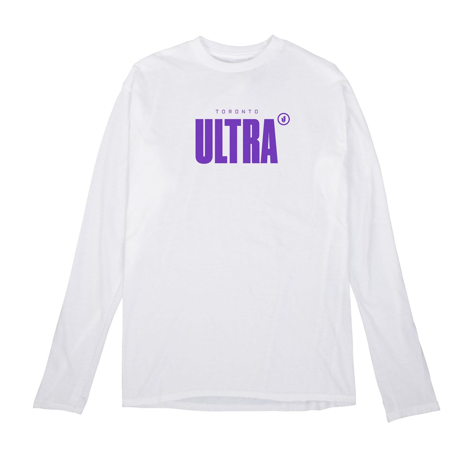 Toronto Ultra Signature Logo White Long Sleeve T-Shirt