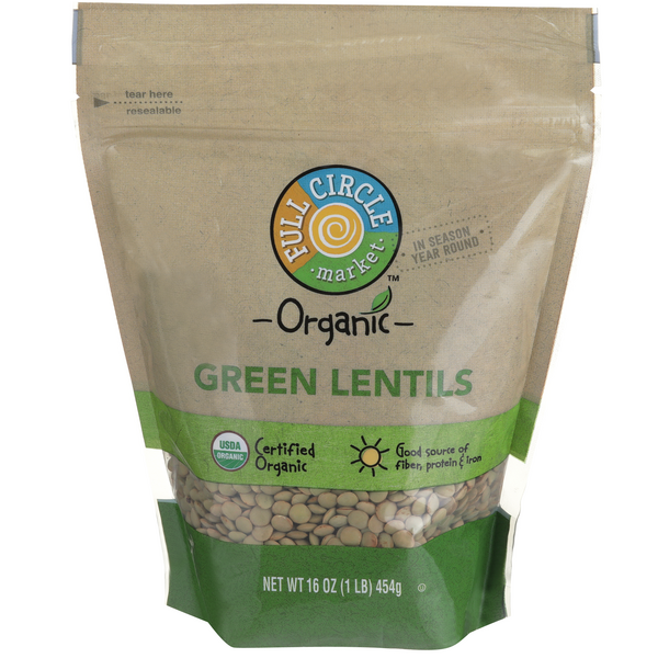 Full Circle Organic Green Lentils