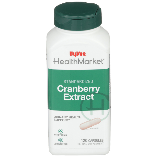 Hy-Vee HealthMarket All Natural Cranberry Extract Vegetarian Capsules