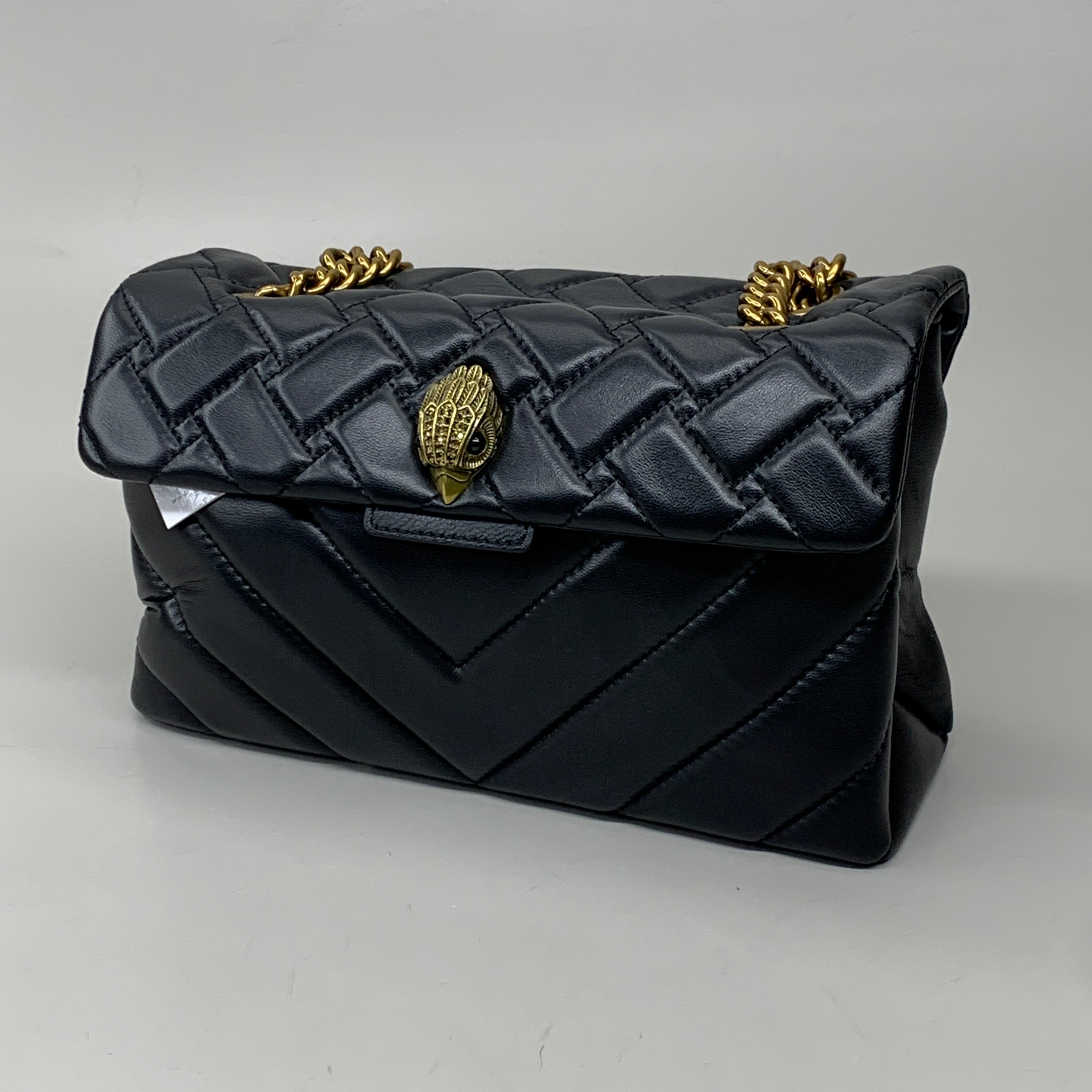 KURT GEIGER Kensington Leather X Bag 10.5