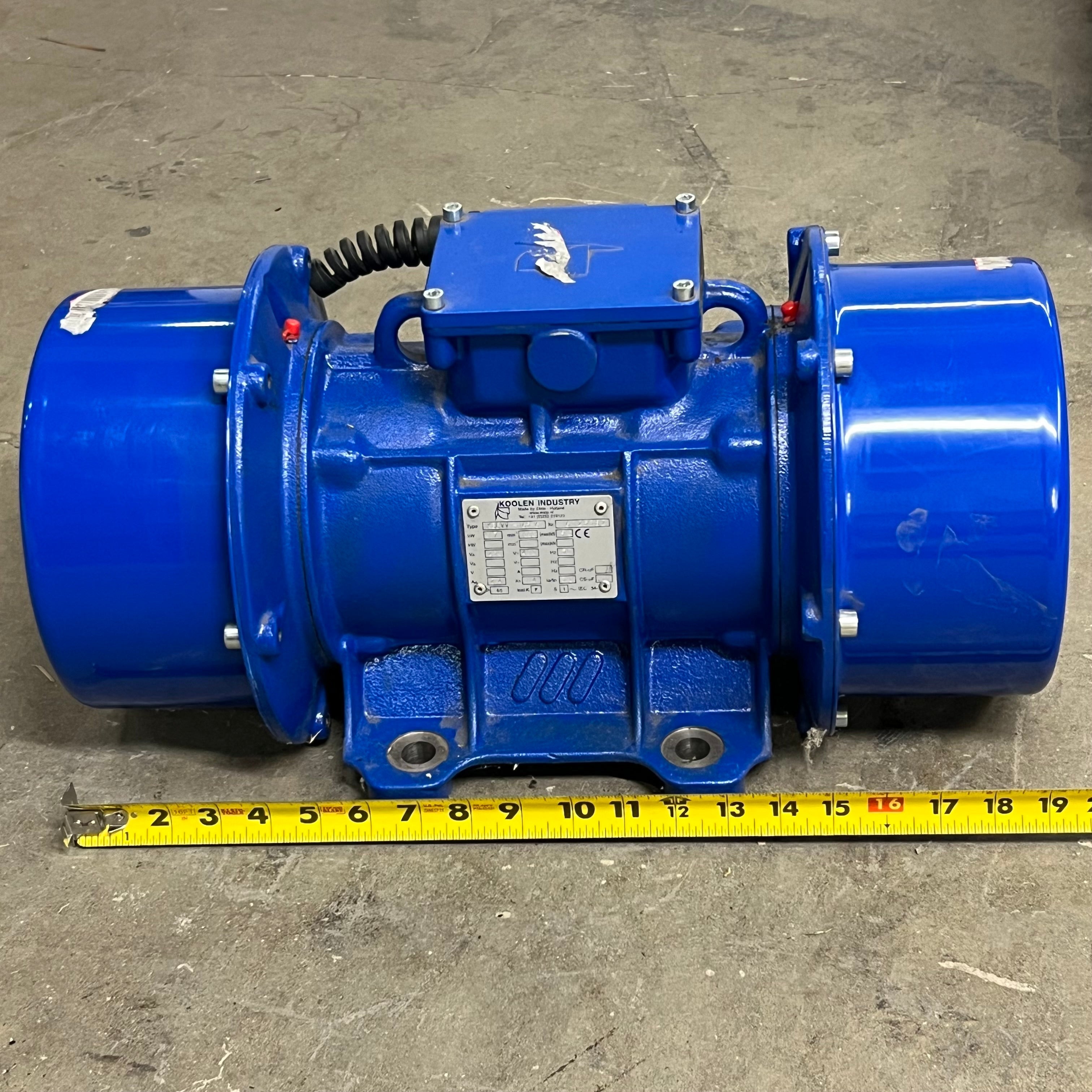 KOOLEN INDUSTRY ELSTO Cast Iron Vibrator Motors KBCVV-165-6 BLUE