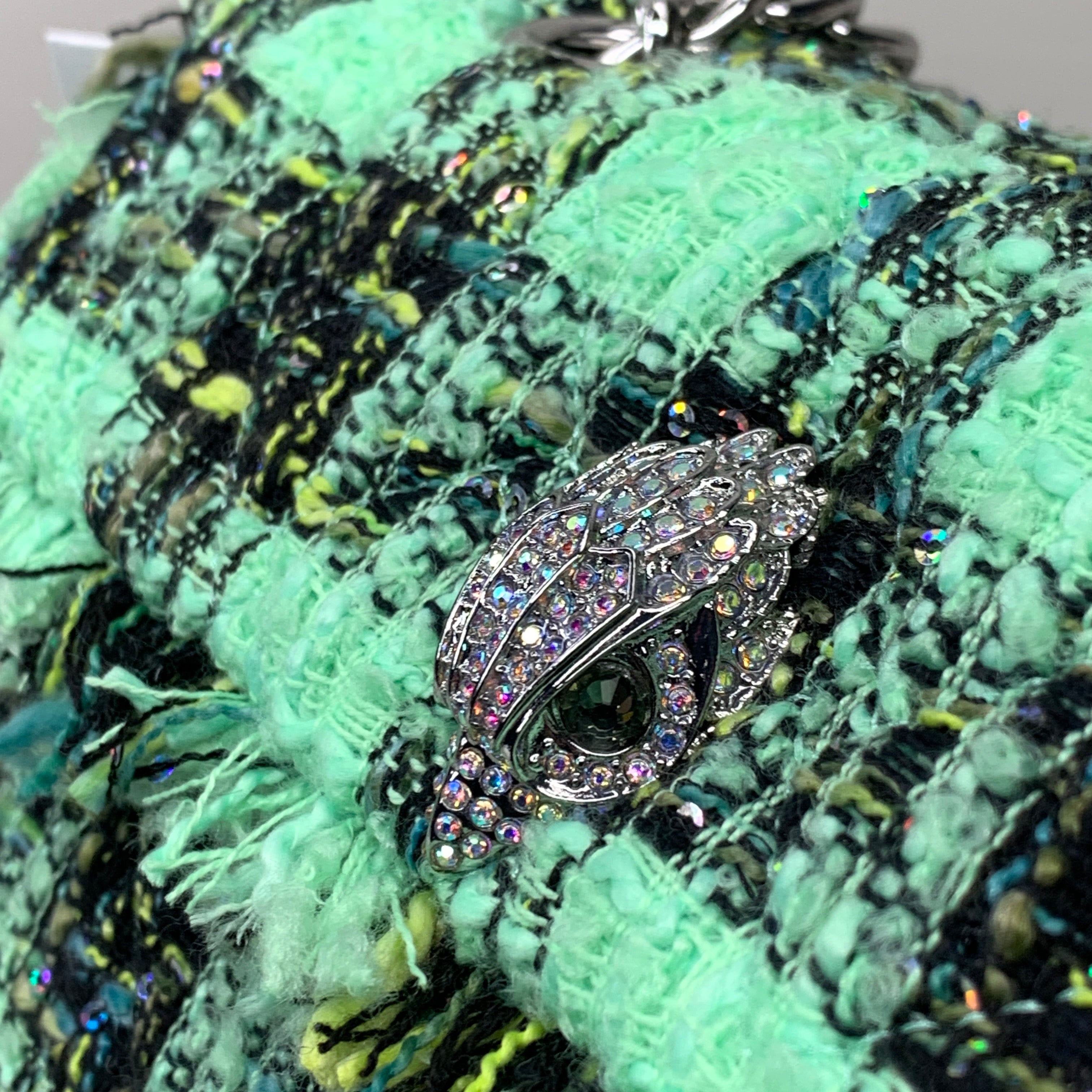KURT GEIGER Tweed Kensington Fabric Day Bag 10.5