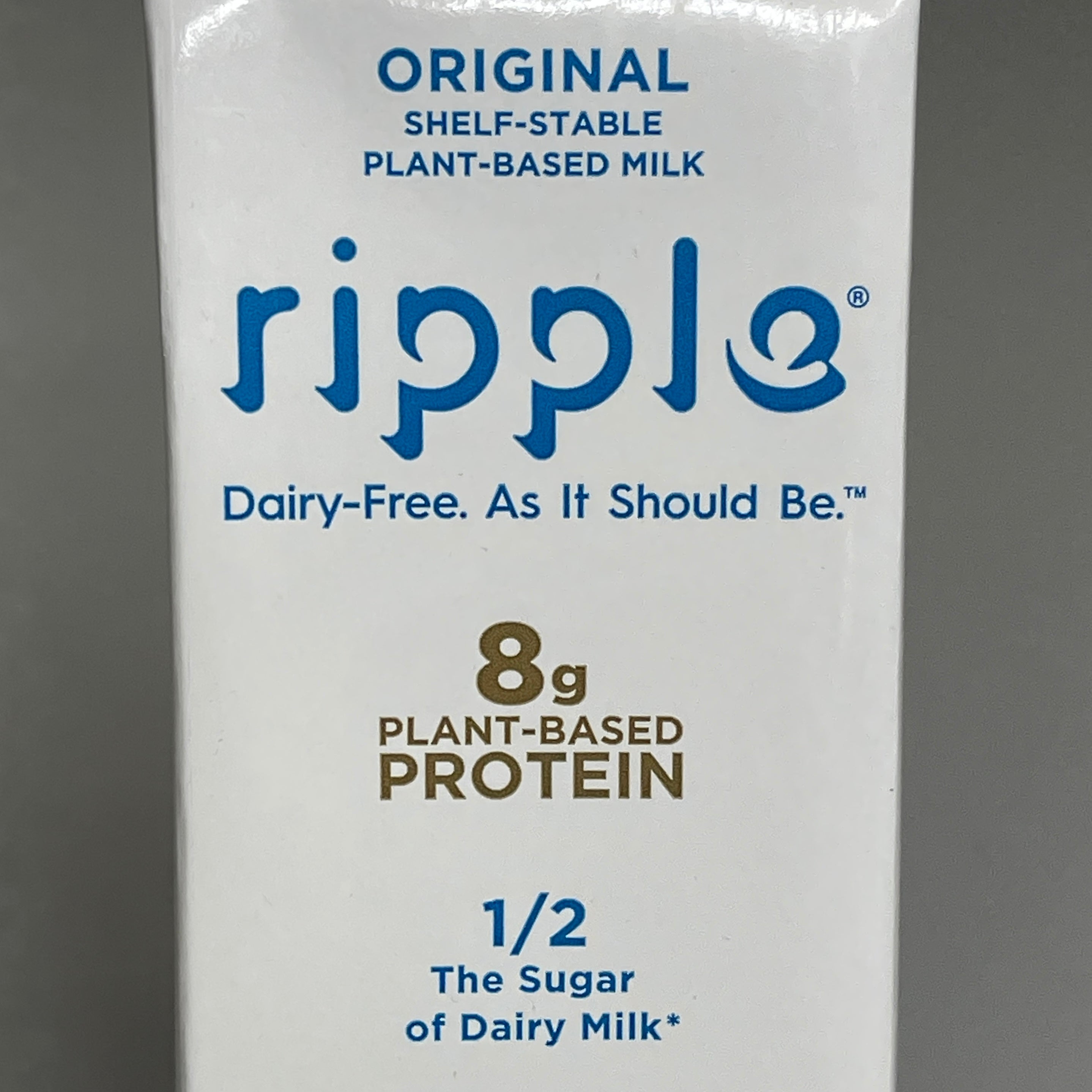 RIPPLE (6 PACK) Non-Dairy Milk Original Vegan Gluten Free 32 oz BB 04/29/2024