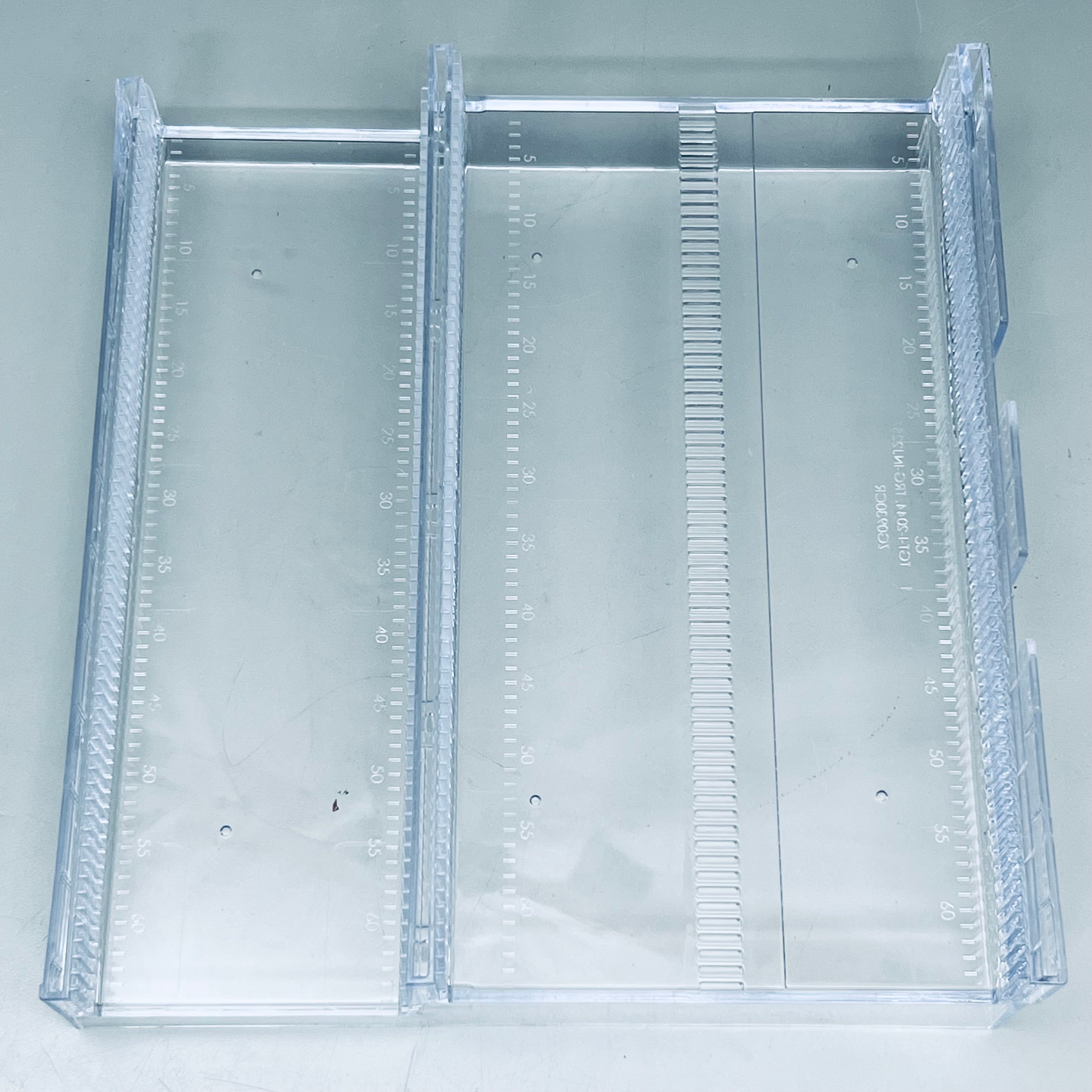 SIFFRON Merchandising Display Ulta Tiered Shelf Containers Clear 15 Pack 7809330930