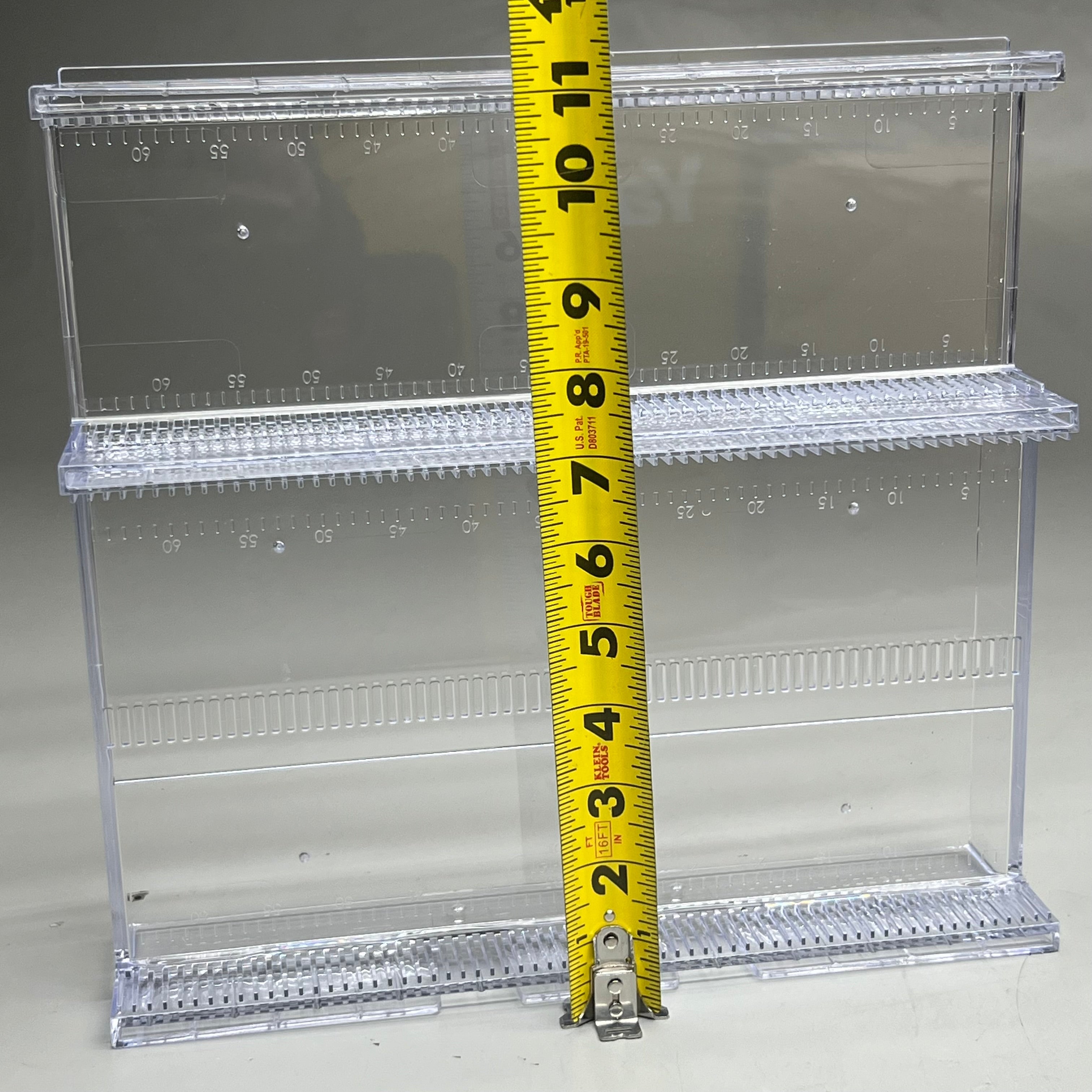 SIFFRON Merchandising Display Ulta Tiered Shelf Containers Clear 15 Pack 7809330930
