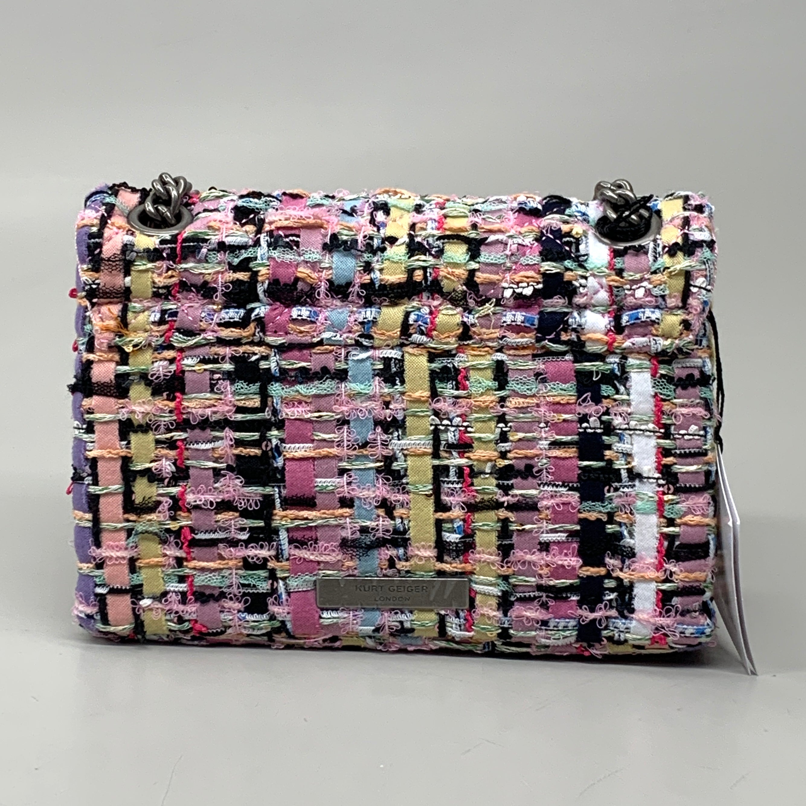 KURT GEIGER Mini Kensington Fabric Love Evening Bag 8