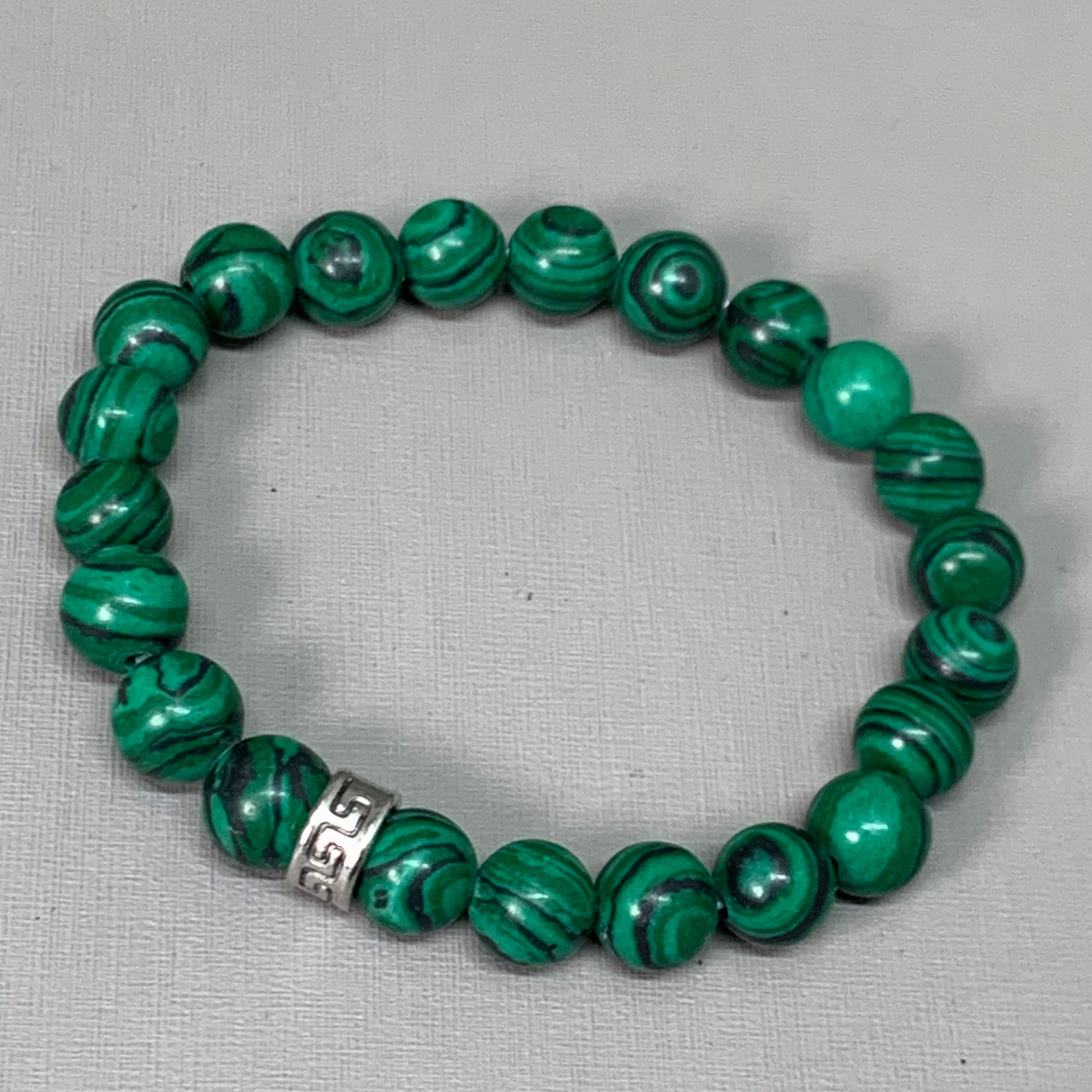 BEST WHOLESALE 12-PACK! Beaded Green-Black Crystal Bracelets 3