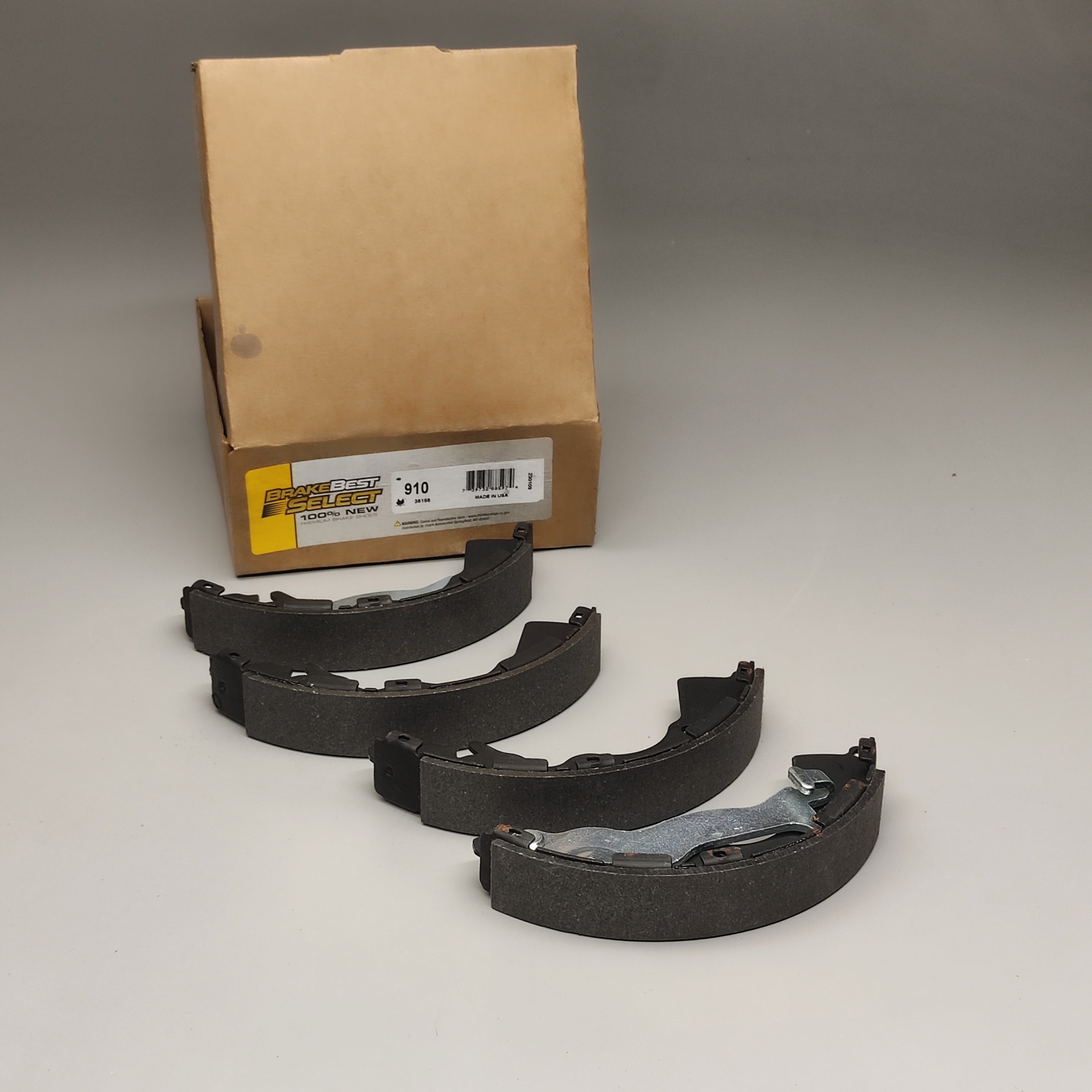 BRAKE BEST SELECT Premium Brake Shoes 4PK 910 (New Other)