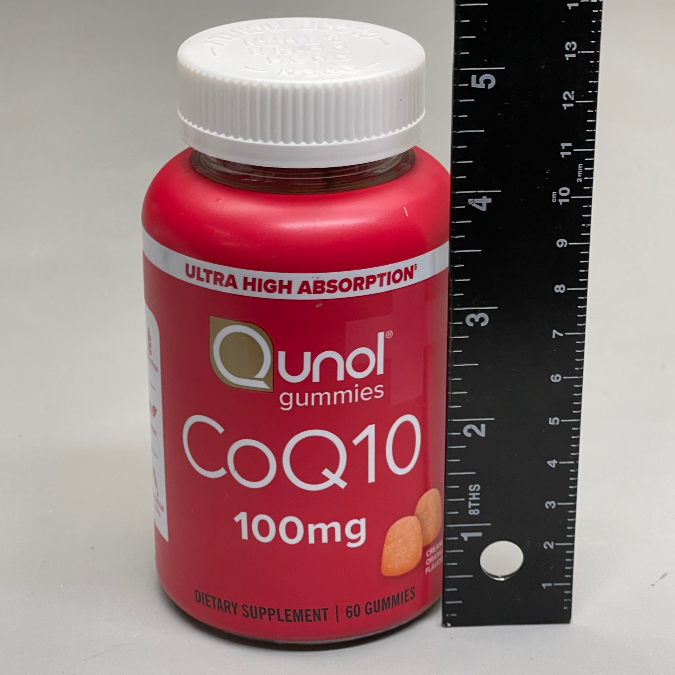 ZA@ QUNOL CoQ10 Gummy Dietary Supplements 100 mg 60 Count -3 Pack BB 10/2025 C