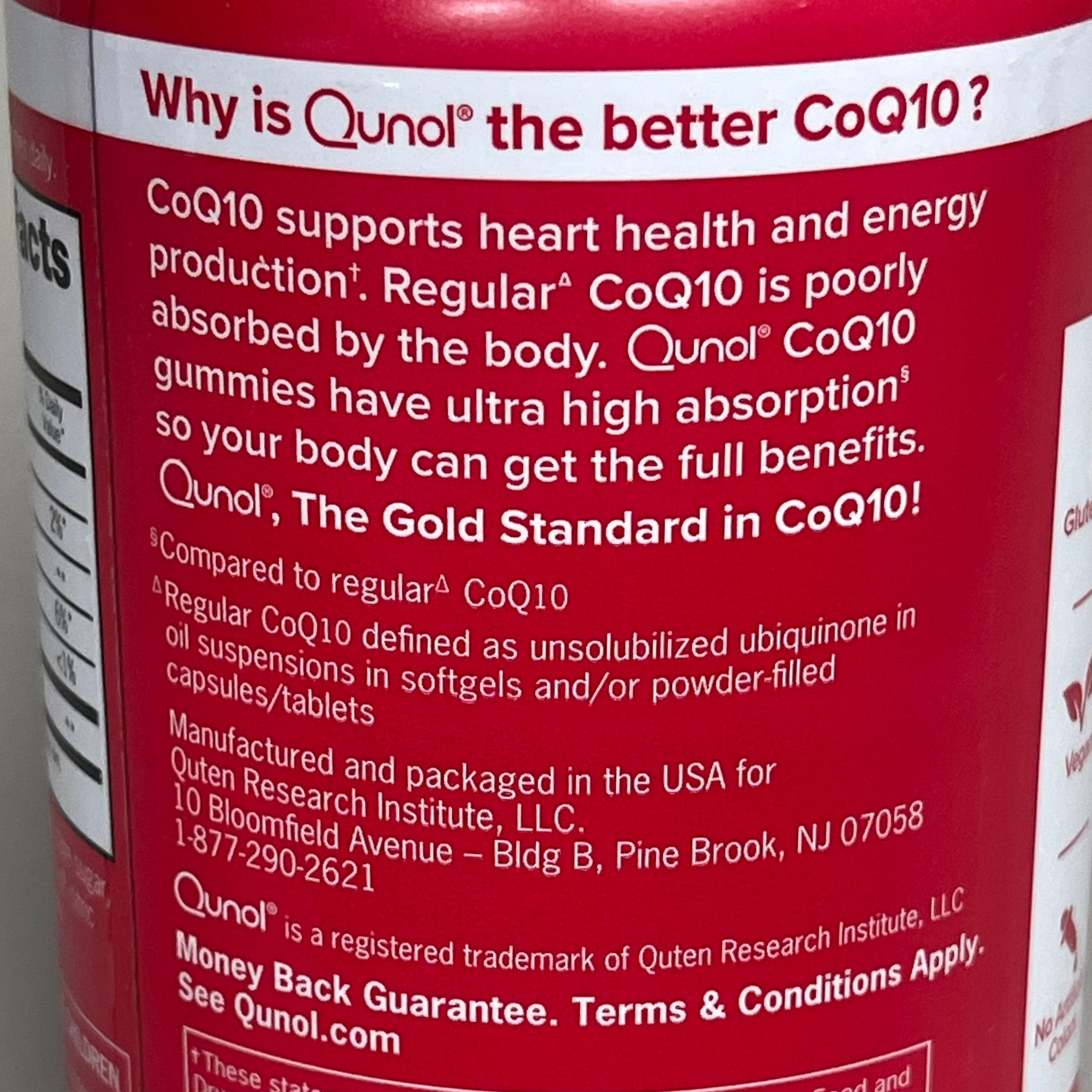 ZA@ QUNOL CoQ10 Gummy Dietary Supplements 100 mg 60 Count -3 Pack BB 10/2025 C