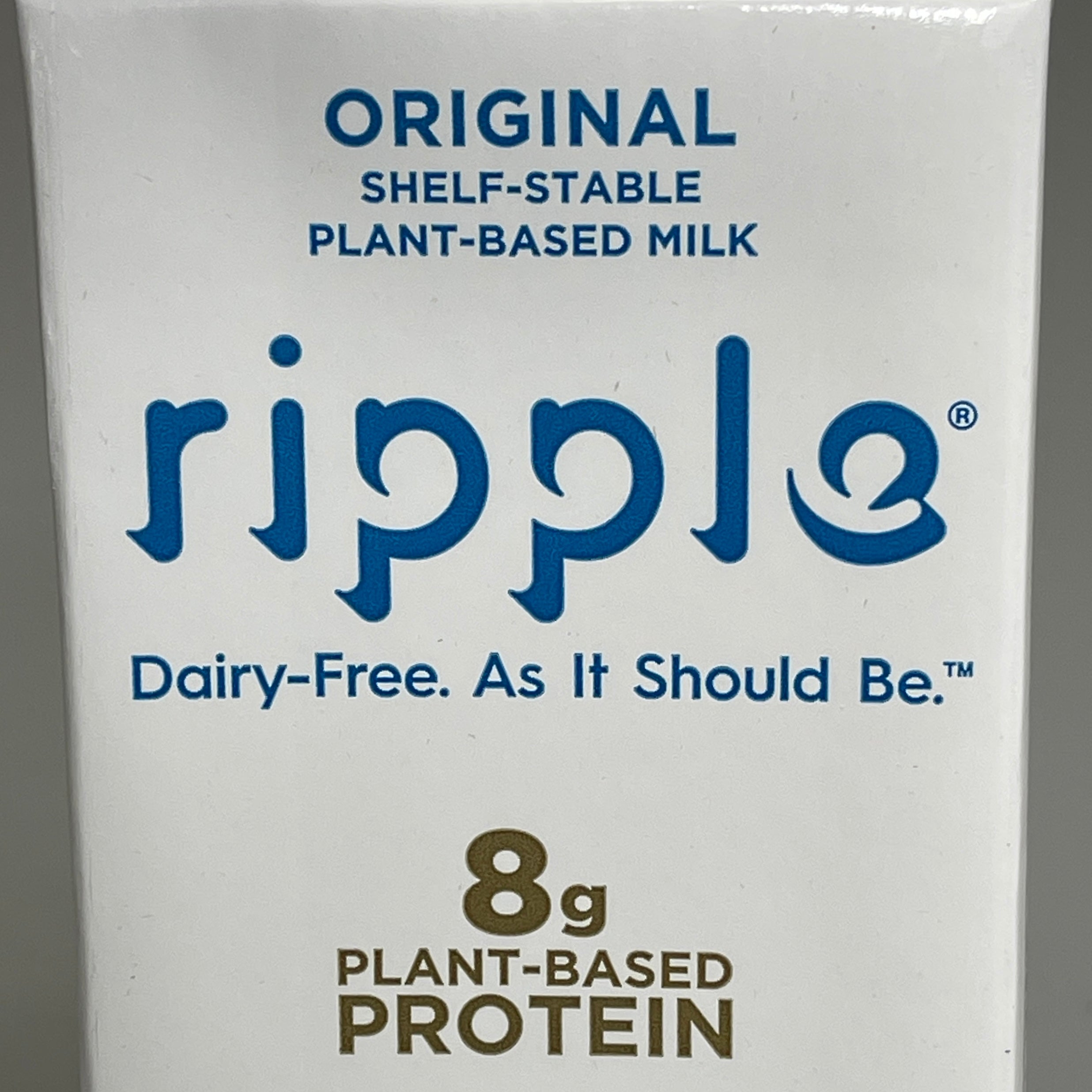 ZA@ RIPPLE (6 PACK) Non-Dairy Milk Original Vegan Gluten Free 32 oz BB 04/29/2024 C