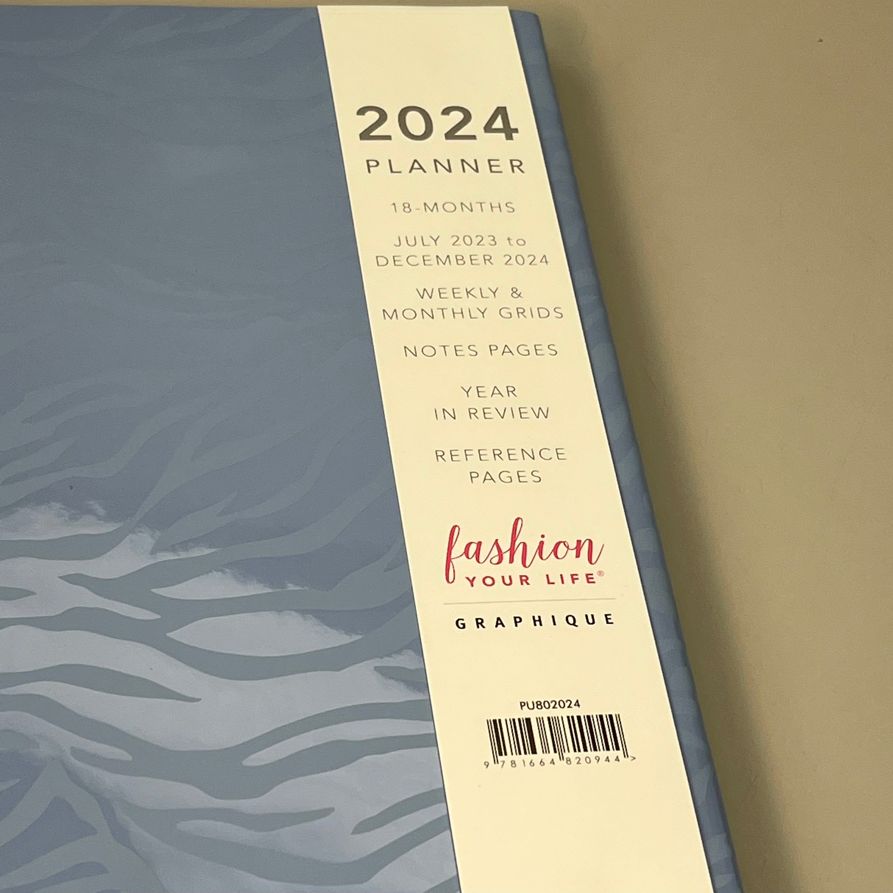 ZA@ GRAPHIQUE Glossy Zebra 2024 Planner 18 Months 8