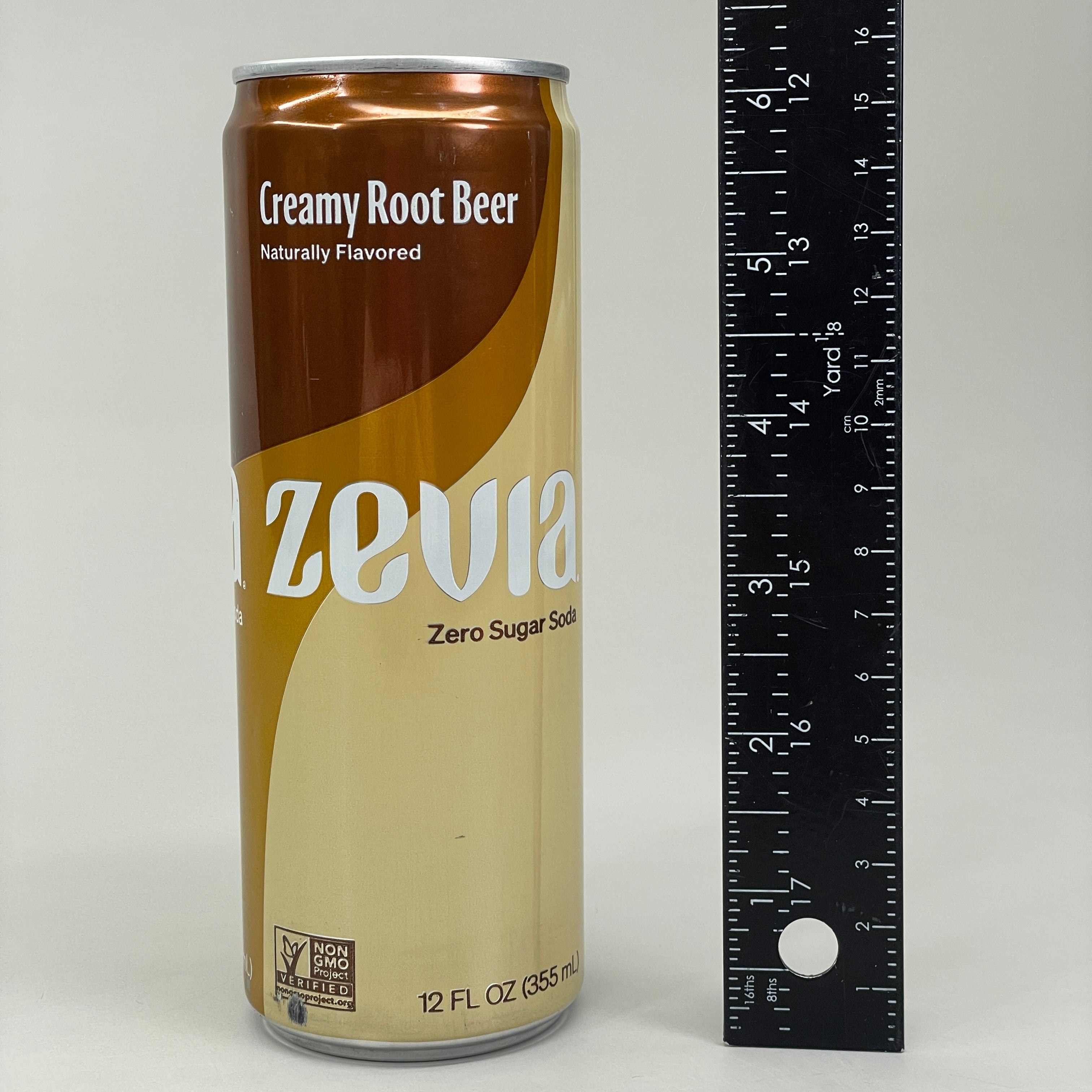 ZA@ ZEVIA 12 PK! Creamy Root Beer Carbonated Beverages 12oz Naturally Flavored (12/24) D