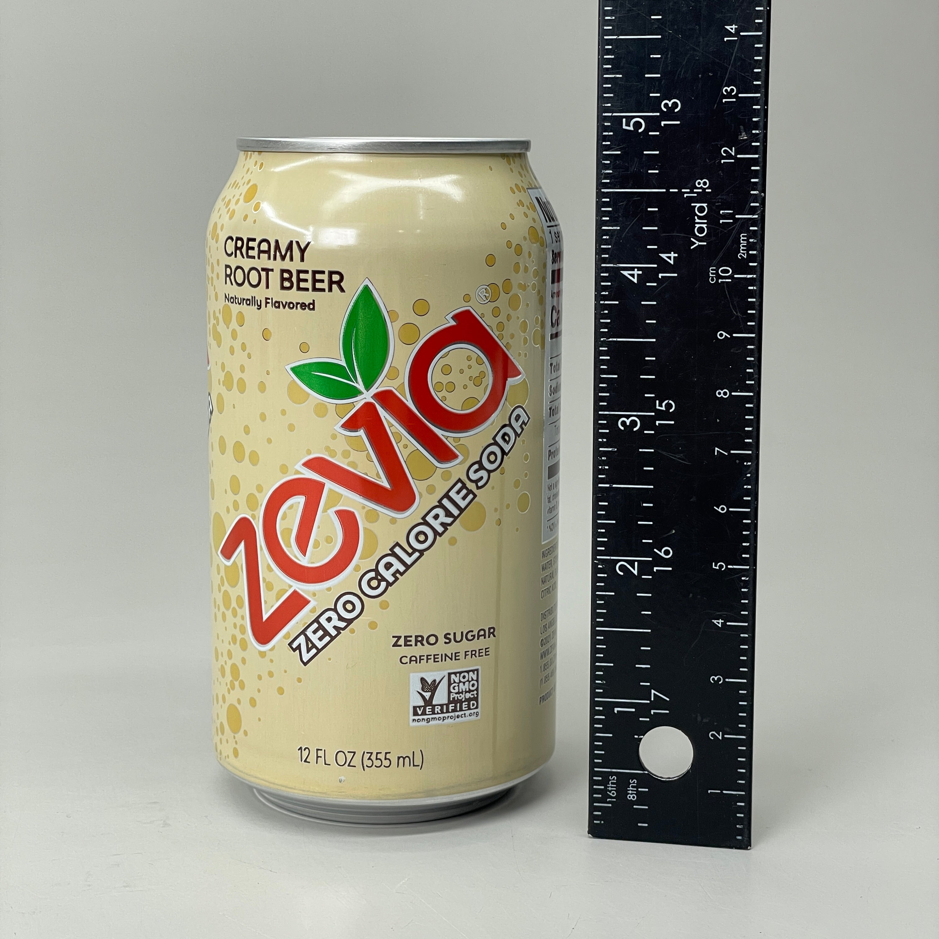 ZA@ ZEVIA 24 PACK!! Creamy Root Beer New Flavor Carbonated Beverages 12oz New Flavor (10/24) E