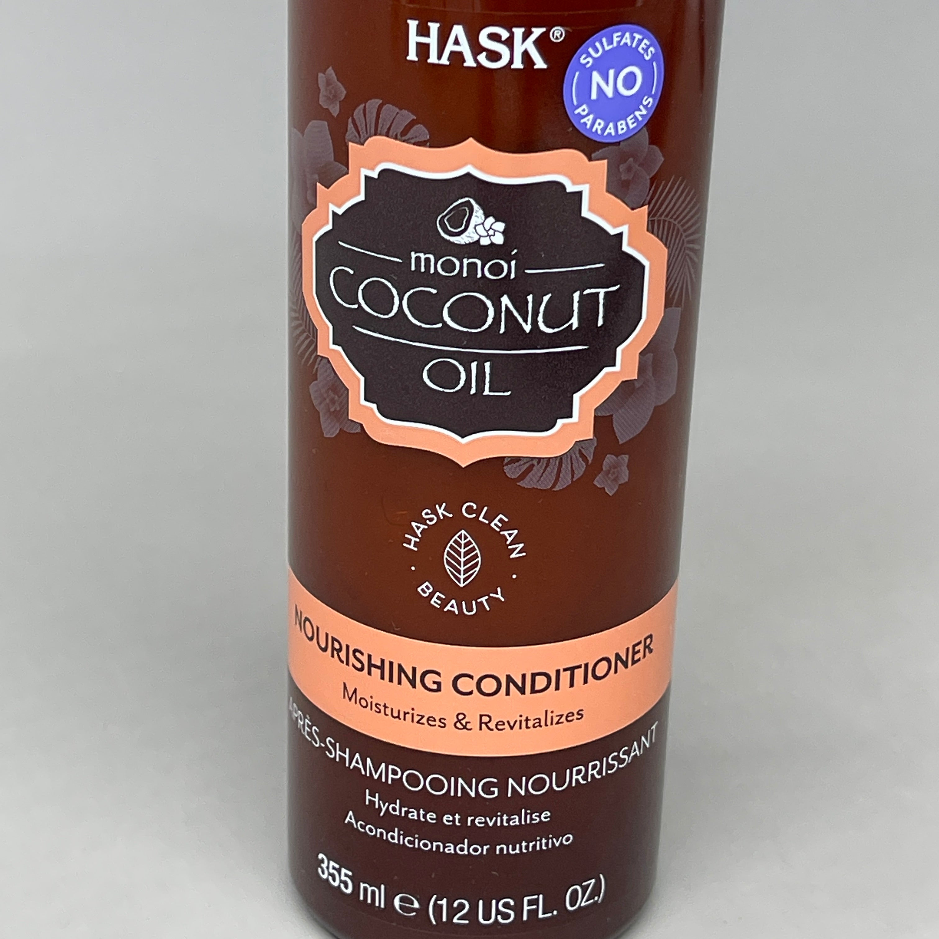 HASK Coconut Oil Nourishing Conditioner 12 oz (NEW)