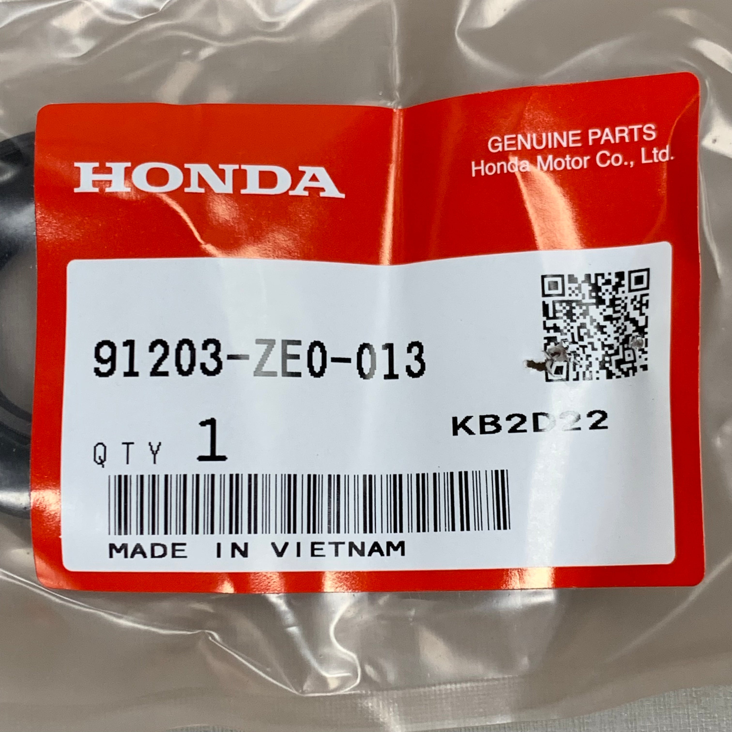 HONDA Oil Seal Ring (22X41X6) GX110 91203-ZE0-003 OEM (New)