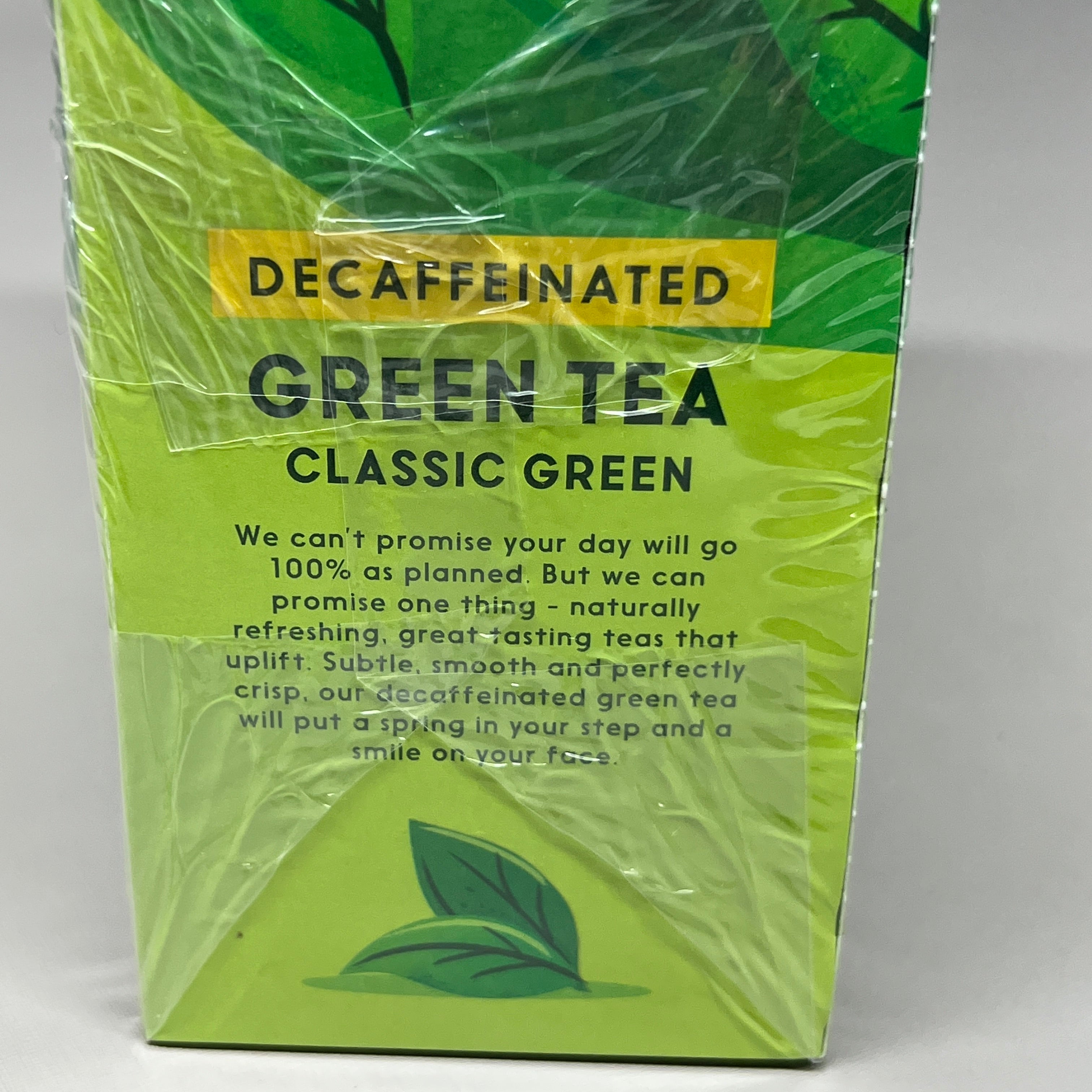 ZA@ SALADA Decaffeinated Classic Green Tea 40 Count Bags BB Dec 2023 (AS-IS) F