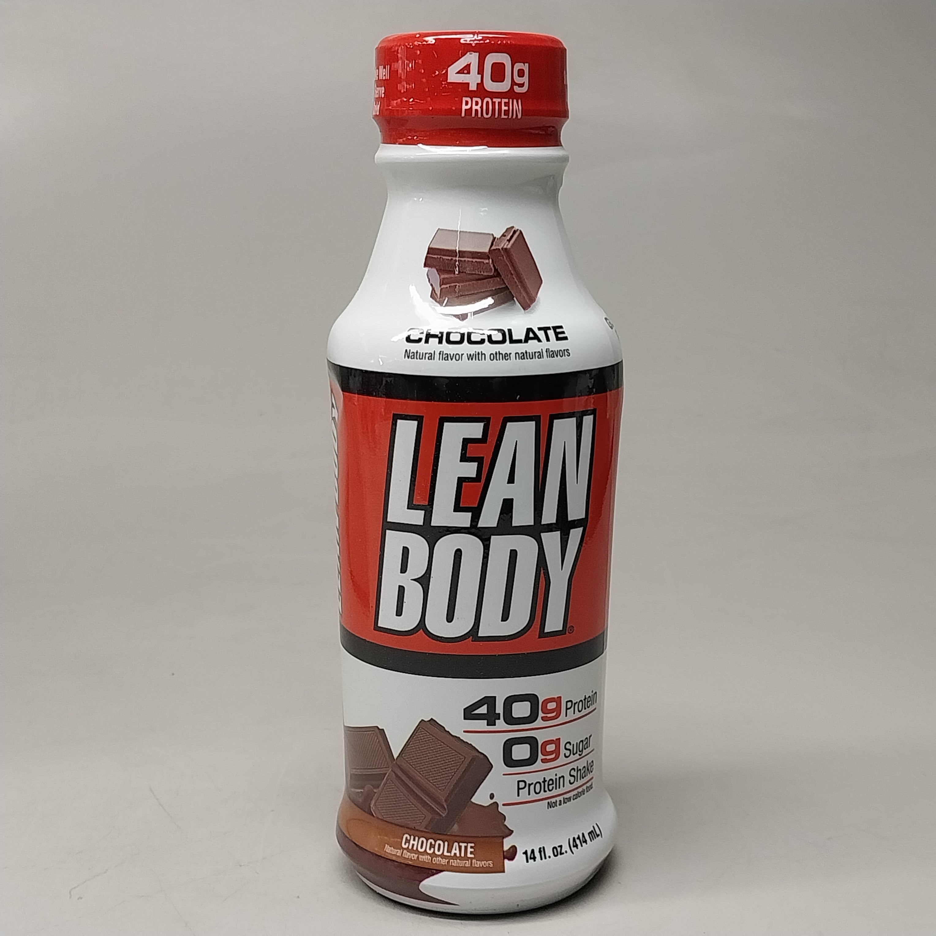 ZA@ LEAN BODY PROTEIN CHOCOLATE 14 fl. oz - 12PK BB 10/8/24 F