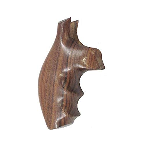 Hogue S&W J Frame Round Butt Pau Ferro Premium Wood Grips