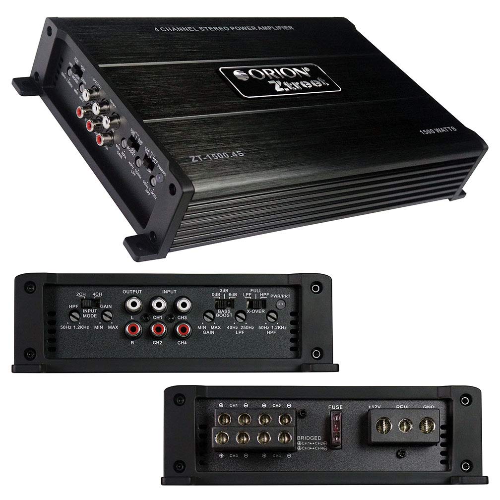 Orion ZO1500.4 ZTREET Series 1500 Watts Amp 4 Channel Car Amplifier