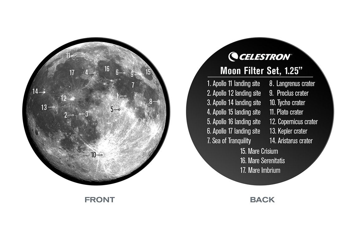 Celestron Moon Filter Set, 1.25 Inch