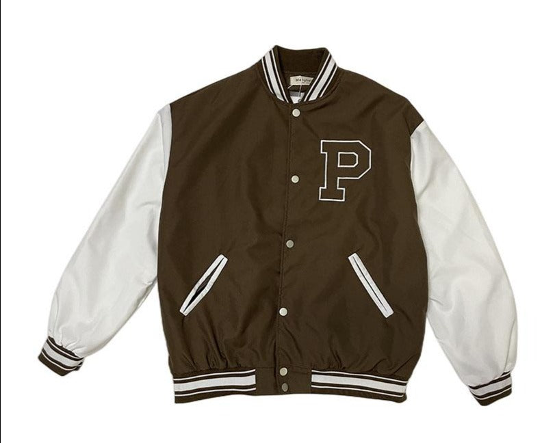 Harajuku Women Bomber Baseball Varsity Jacket