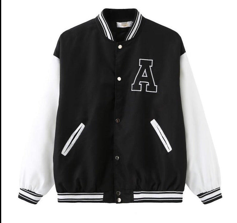 Harajuku Women Bomber Baseball Varsity Jacket