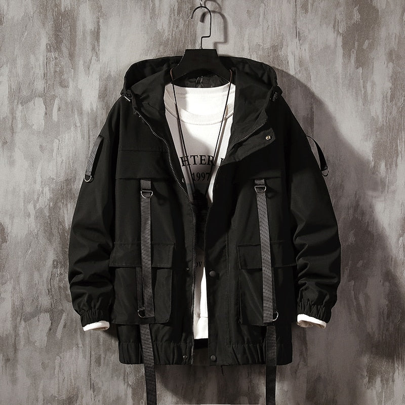 Techwear Hip Hop Harajuku Bomber Jacket