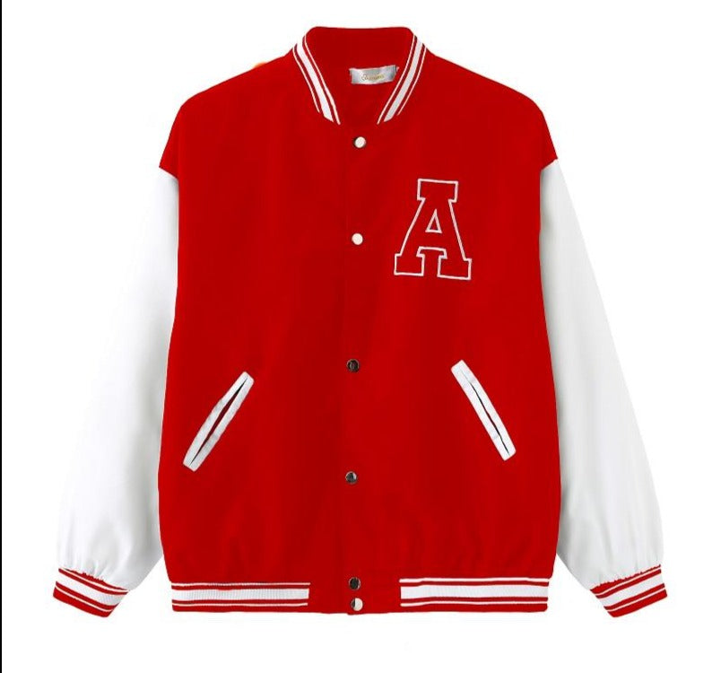 Harajuku Women Bomber Baseball Varsity Jacket