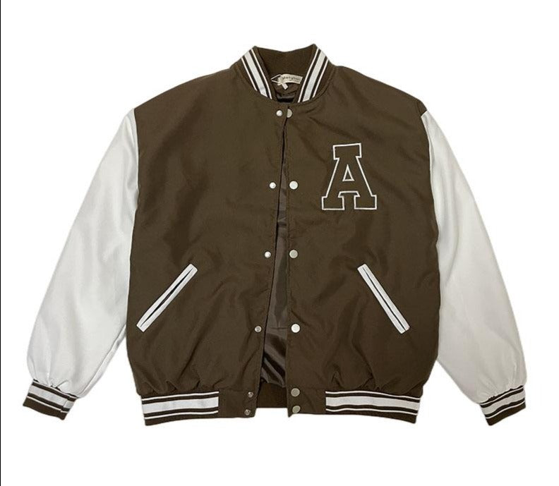 Harajuku Women Bomber Baseball Varsity Jacket