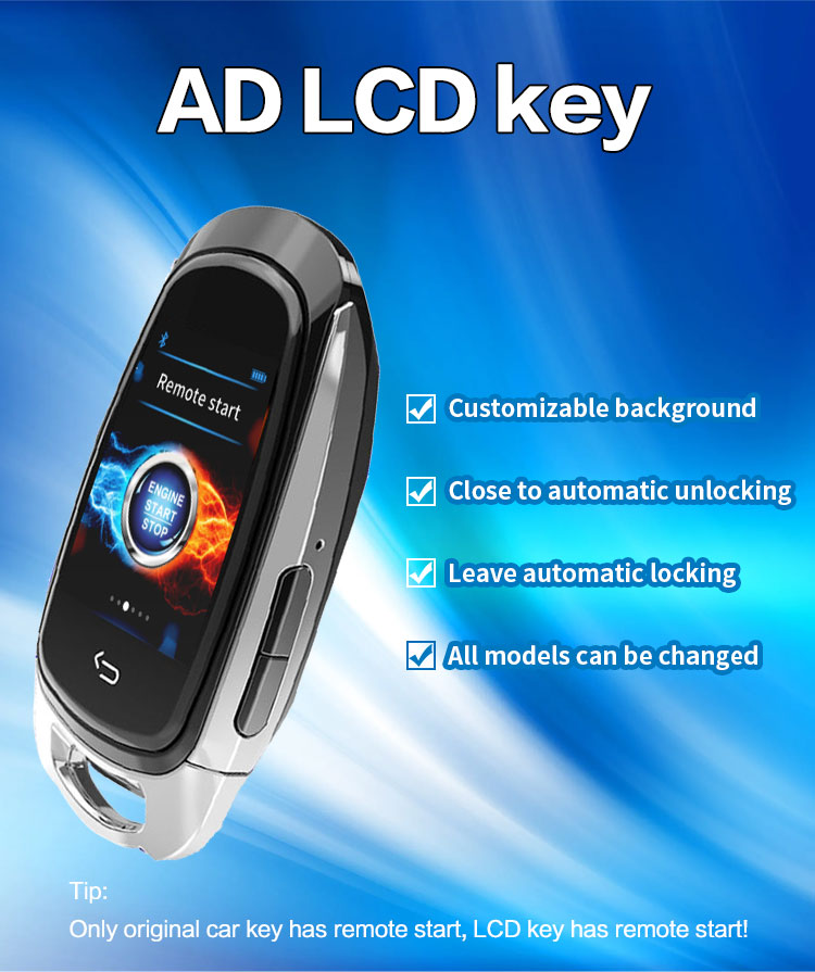 universal smart car lcd key comfort keyless entry auto lock unlock for ...