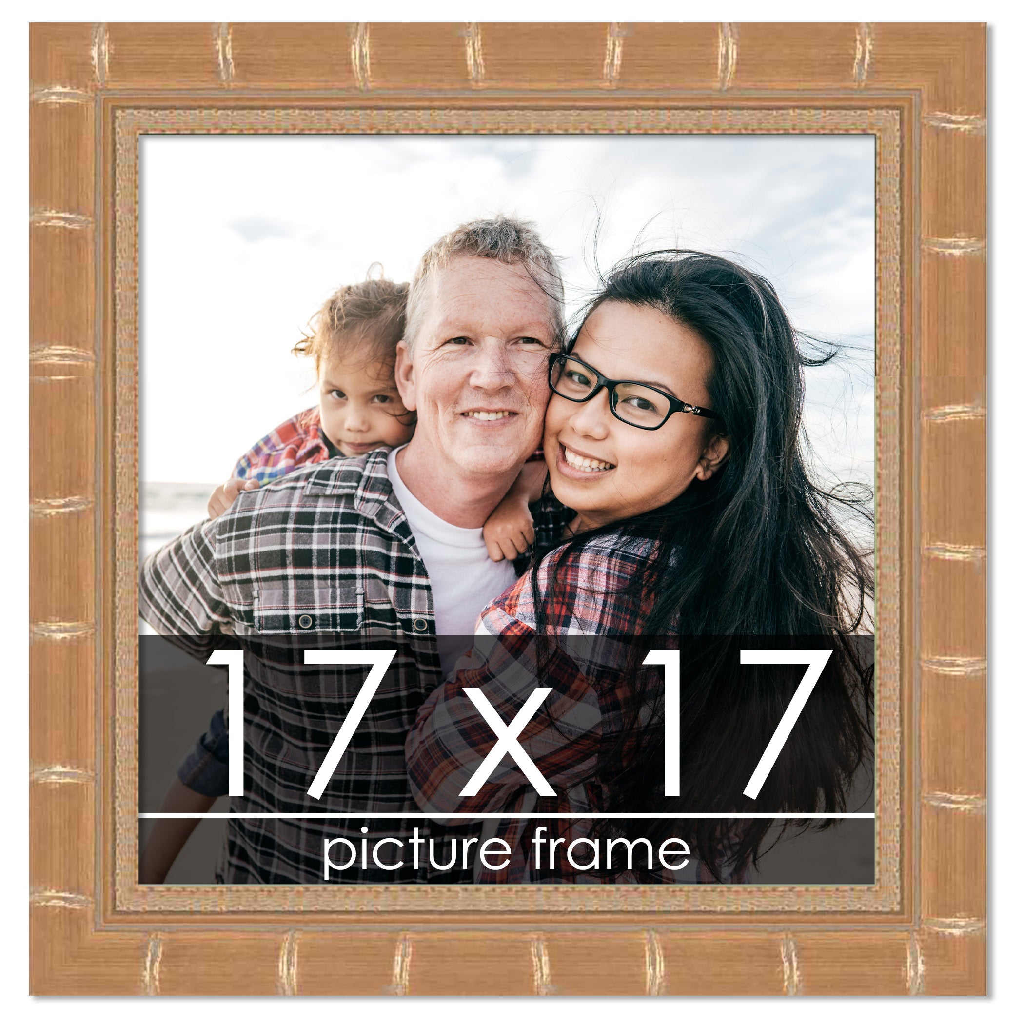 Bamboo Gold Wood Picture Frame