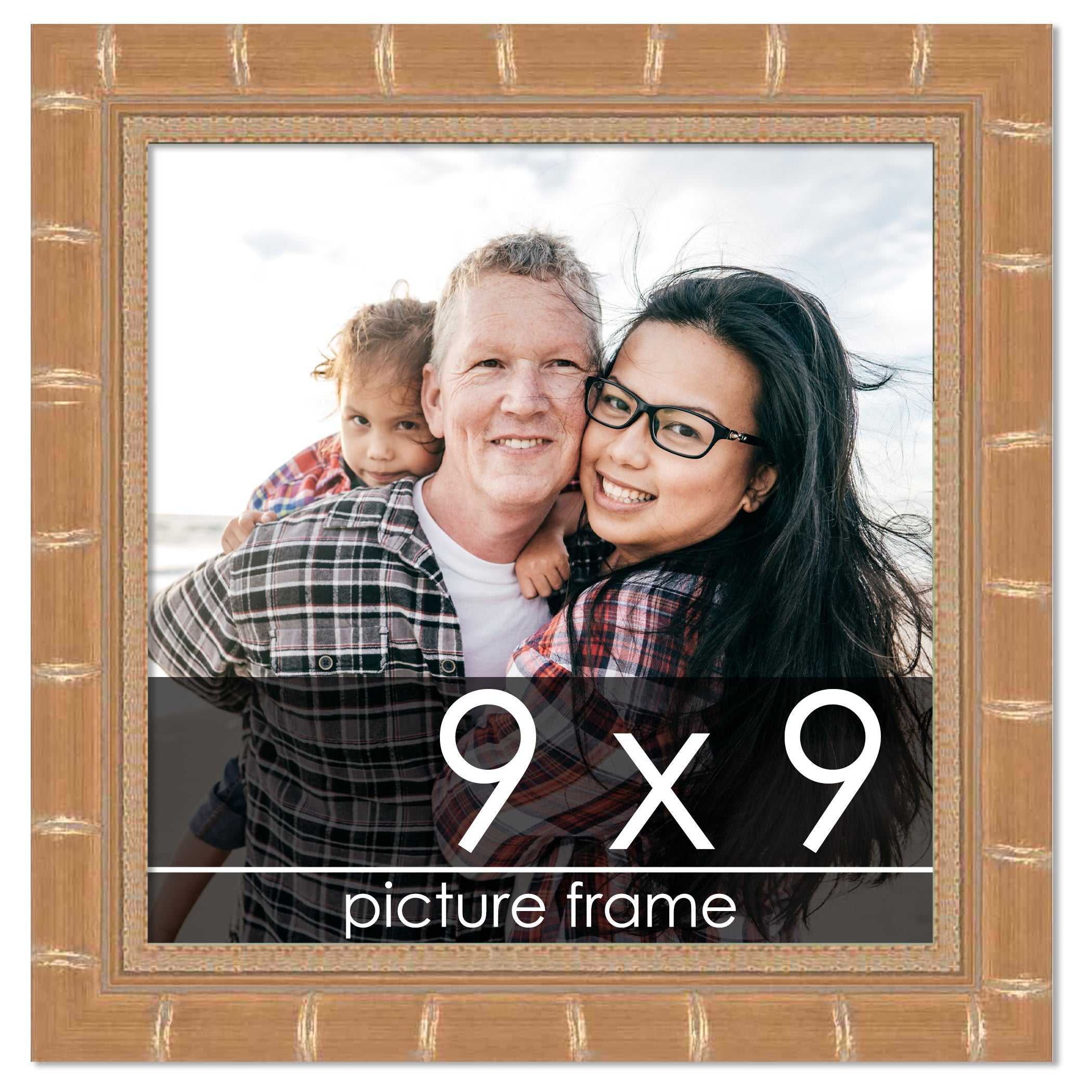 Bamboo Gold Wood Picture Frame