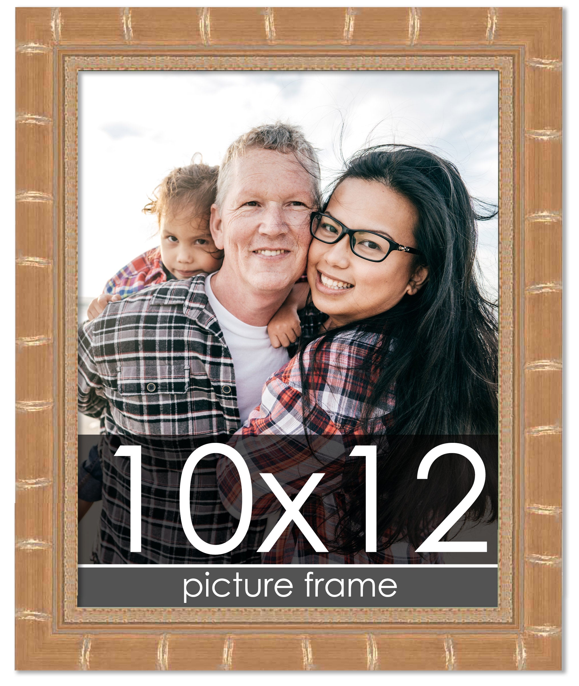 Bamboo Gold Wood Picture Frame