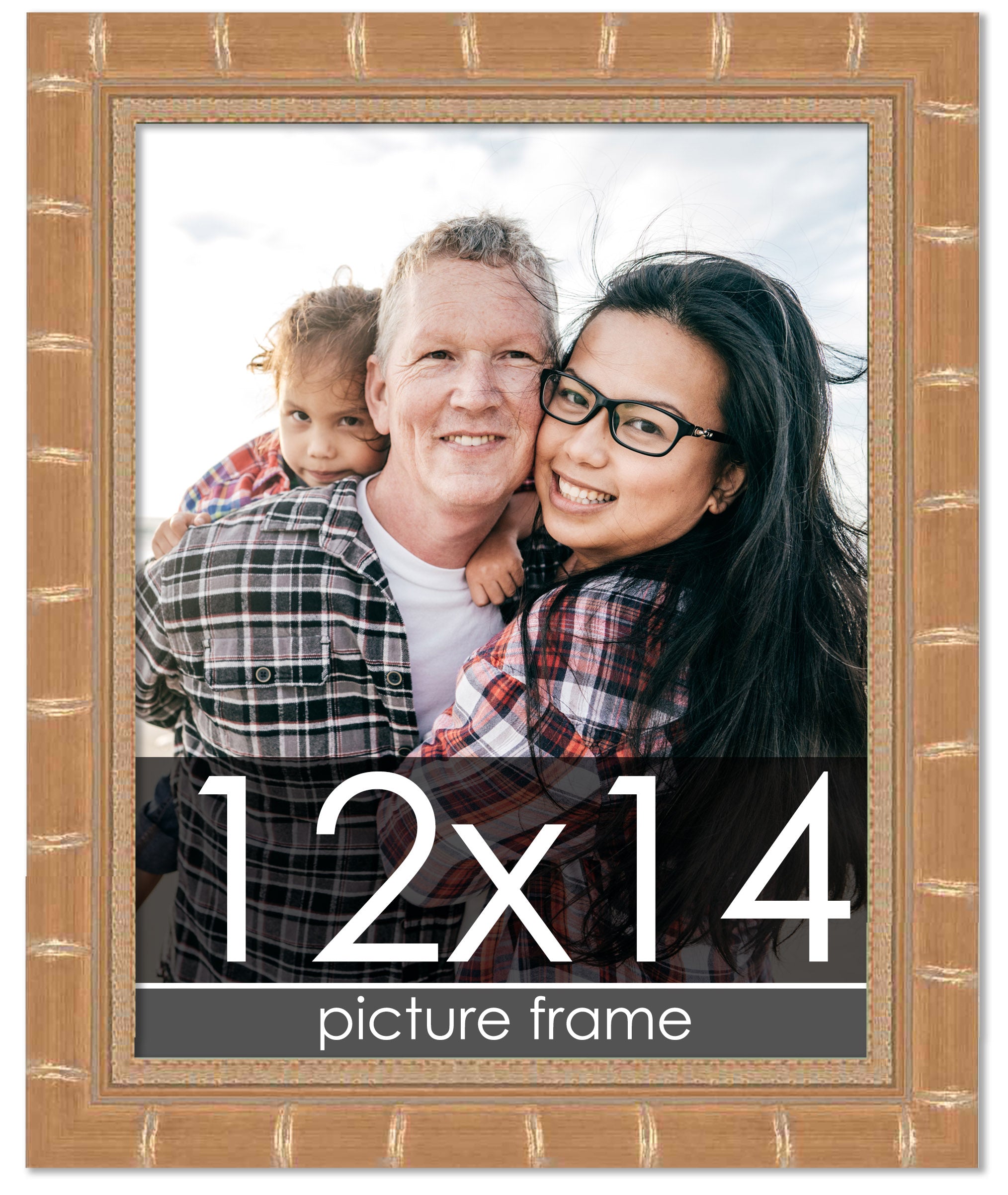 Bamboo Gold Wood Picture Frame