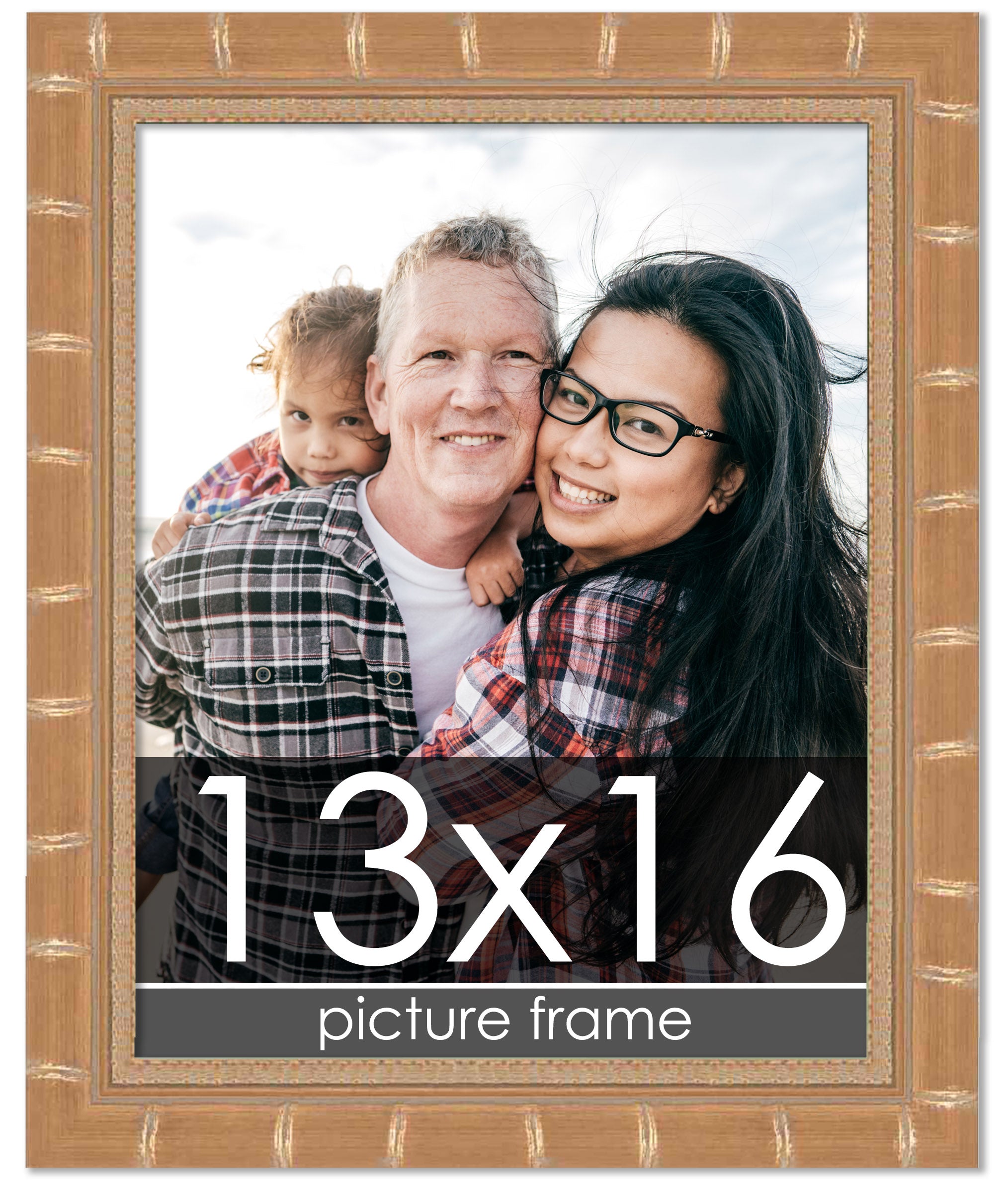 Bamboo Gold Wood Picture Frame