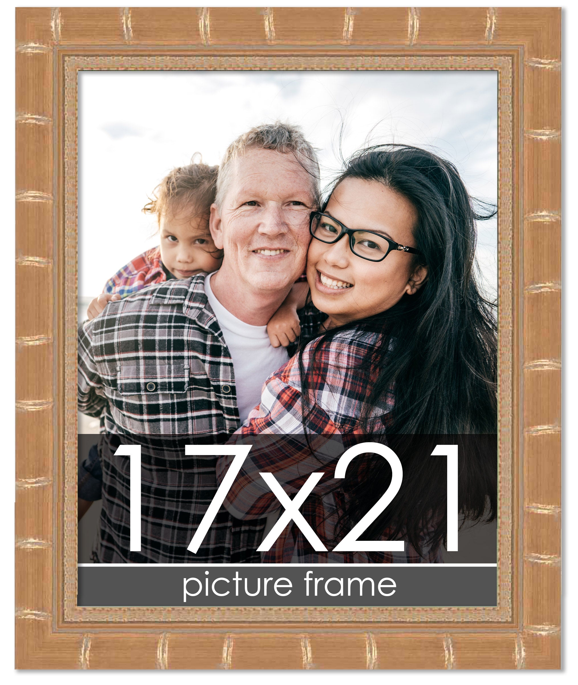 Bamboo Gold Wood Picture Frame