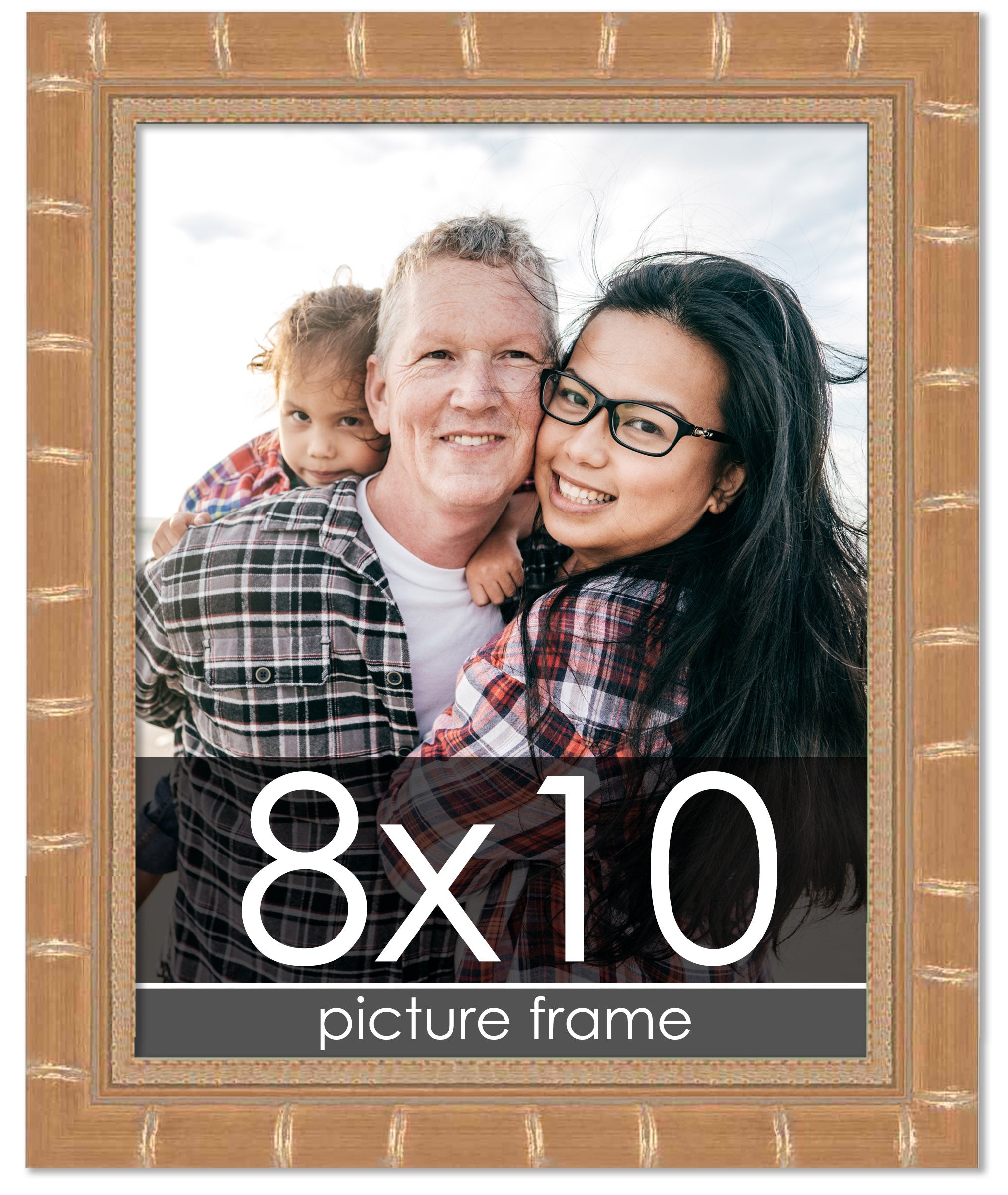 Bamboo Gold Wood Picture Frame