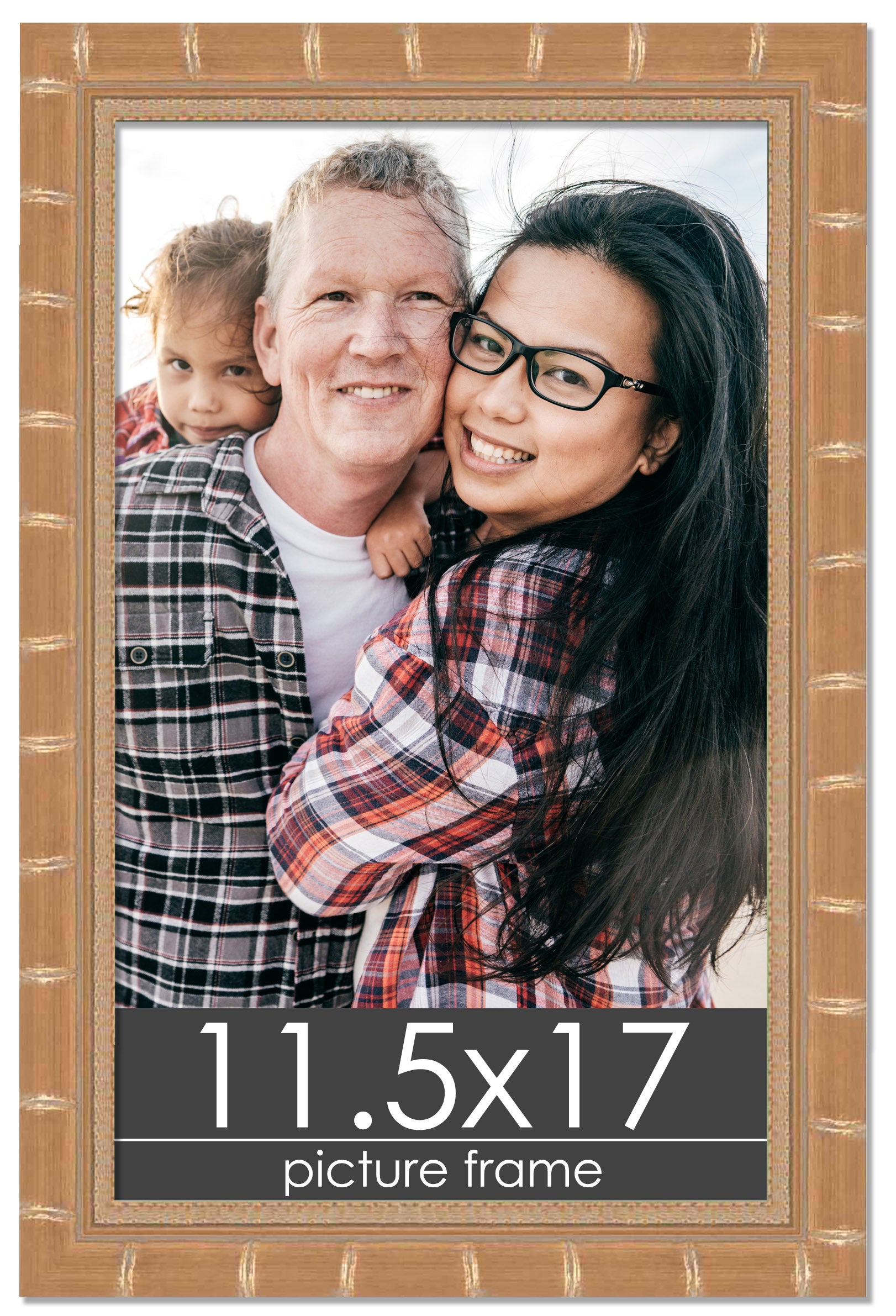 Bamboo Gold Wood Picture Frame