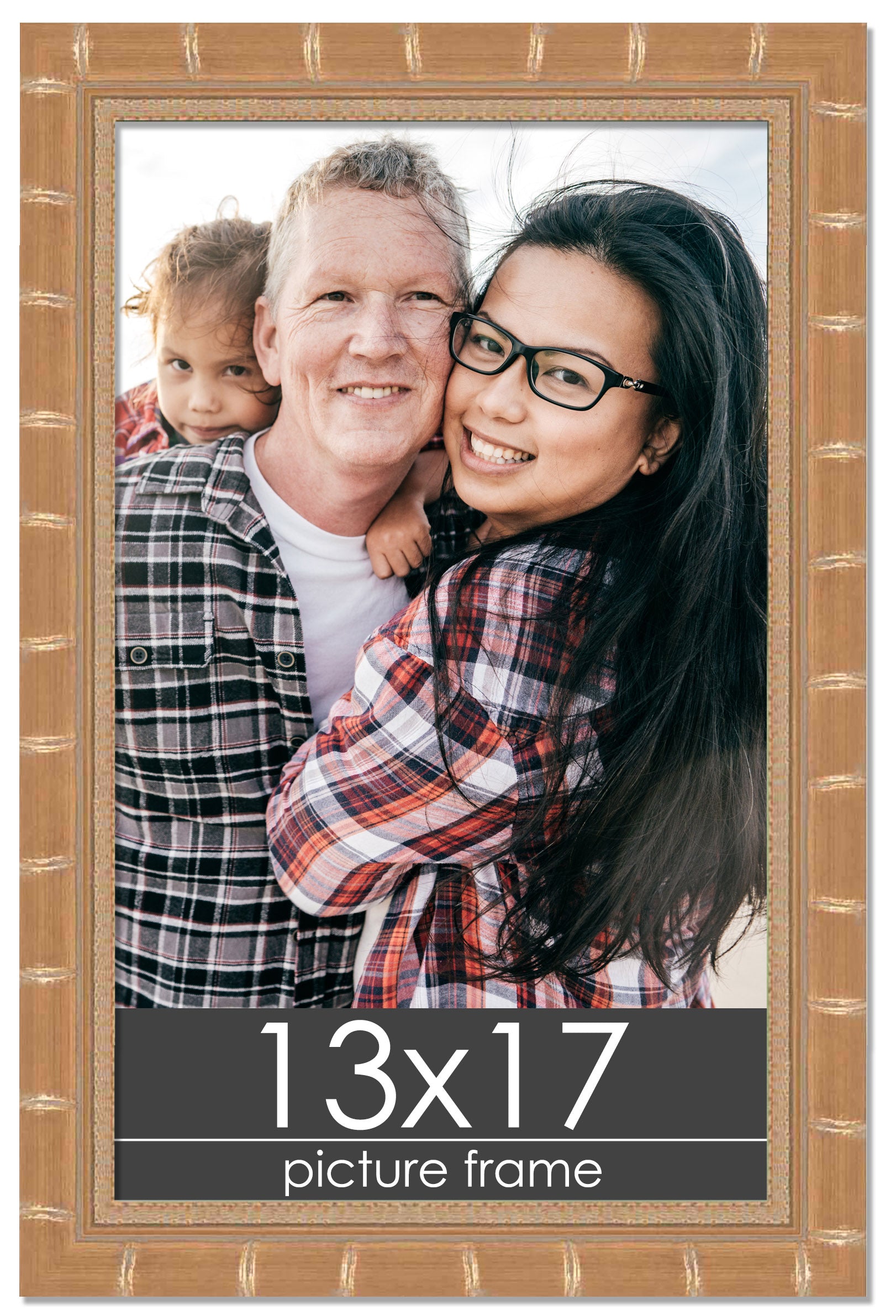 Bamboo Gold Wood Picture Frame