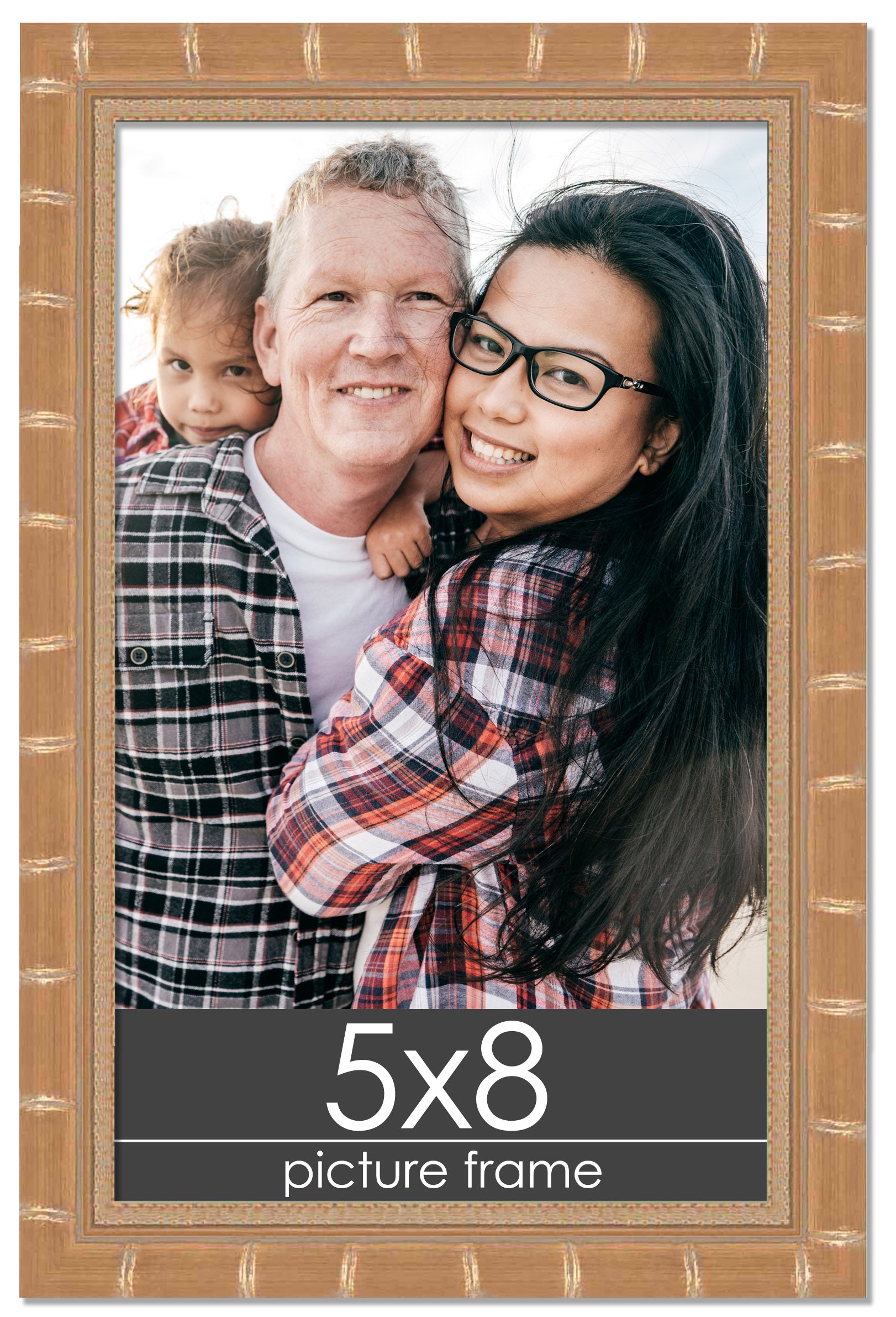 Bamboo Gold Wood Picture Frame