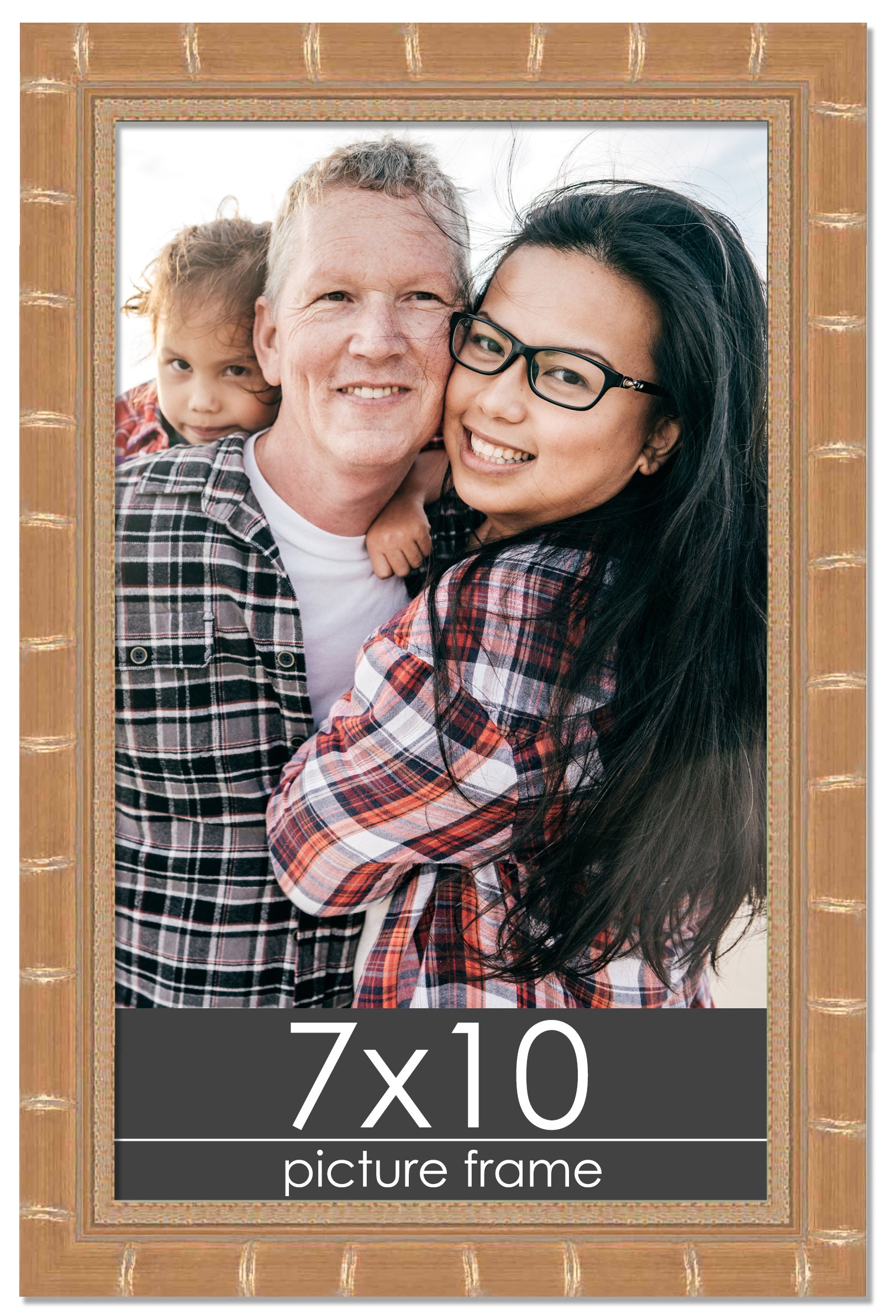 Bamboo Gold Wood Picture Frame