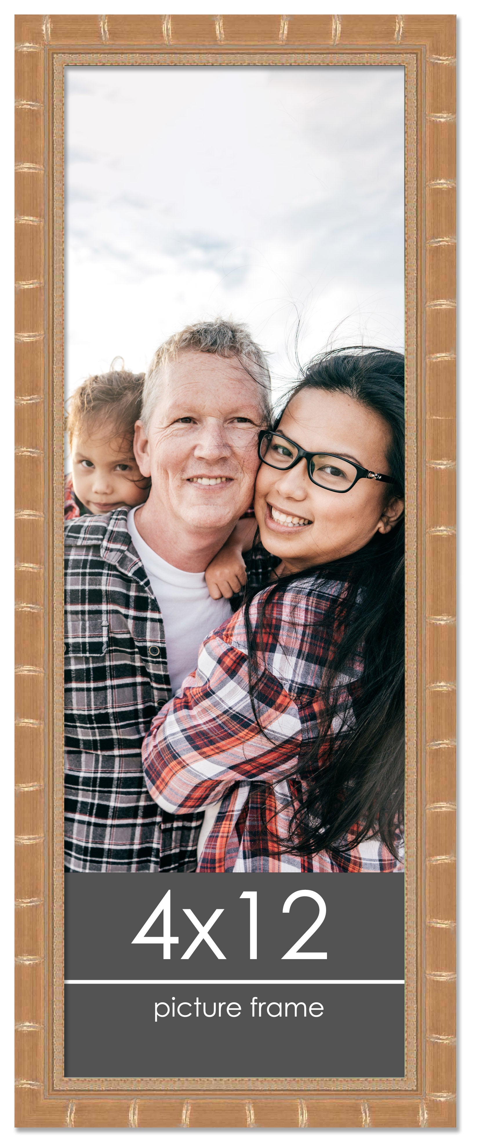 Bamboo Gold Wood Picture Frame