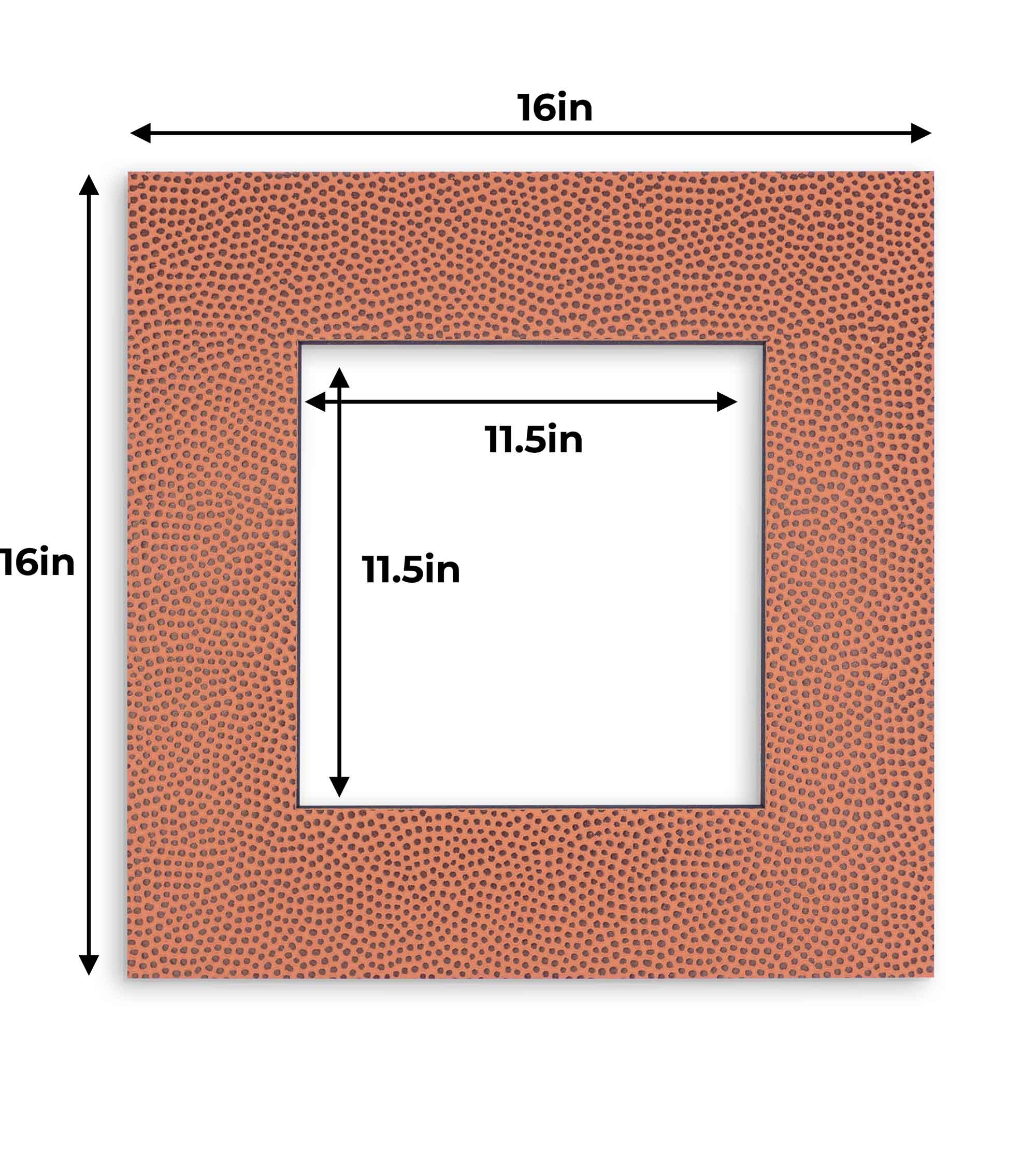 Football Texture Precut Acid-Free Matboard