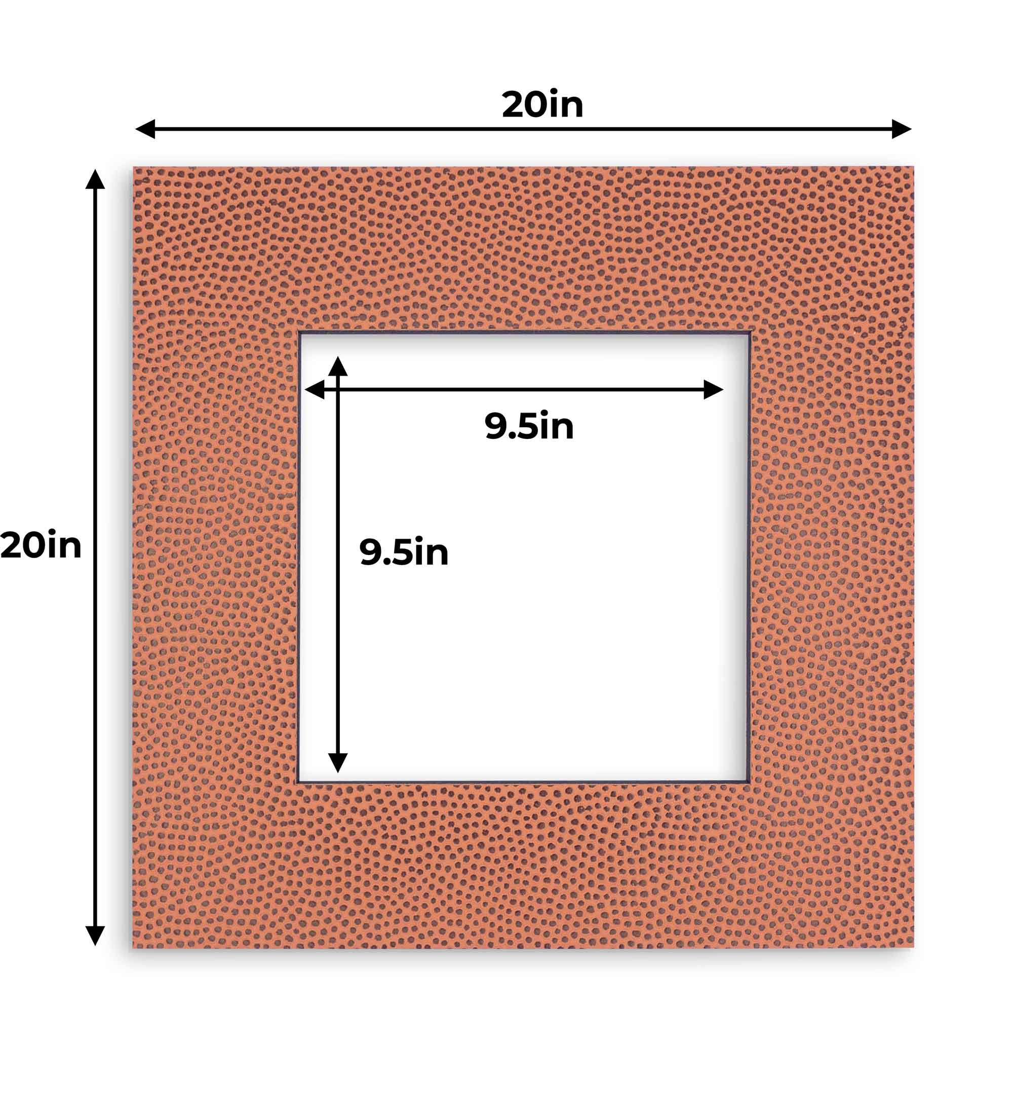 Football Texture Precut Acid-Free Matboard